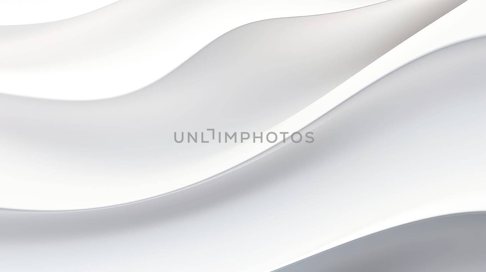 Abstract white and light gray wave modern soft luxury texture with smooth and clean background AI