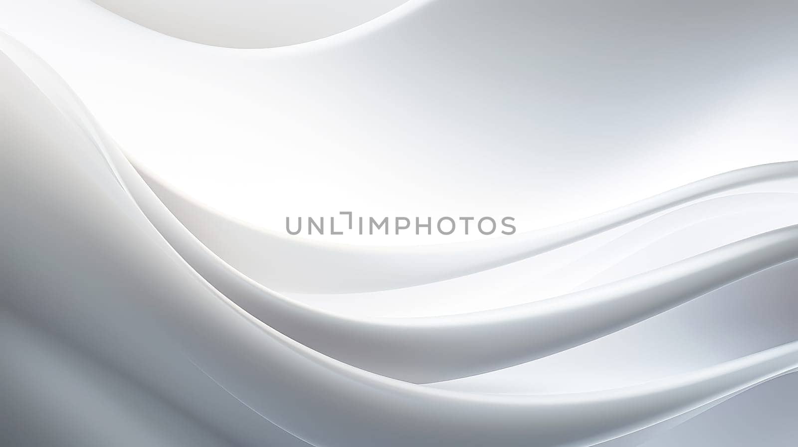 Abstract white and light gray wave modern soft luxury texture with smooth and clean background AI