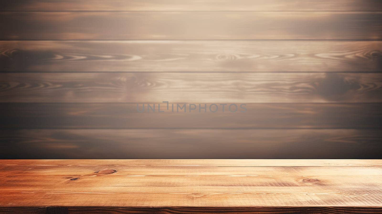 Shabby wooden background texture surface. Wooden board empty table background by natali_brill