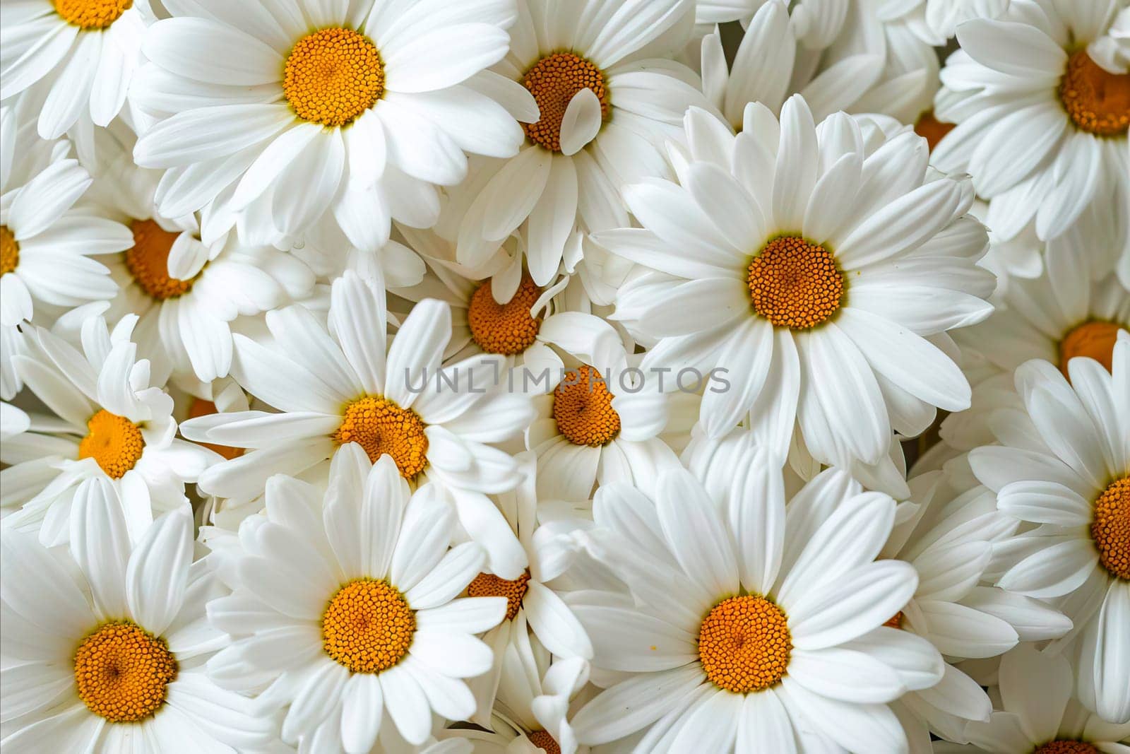 A bunch of white and yellow daisies by vladimka
