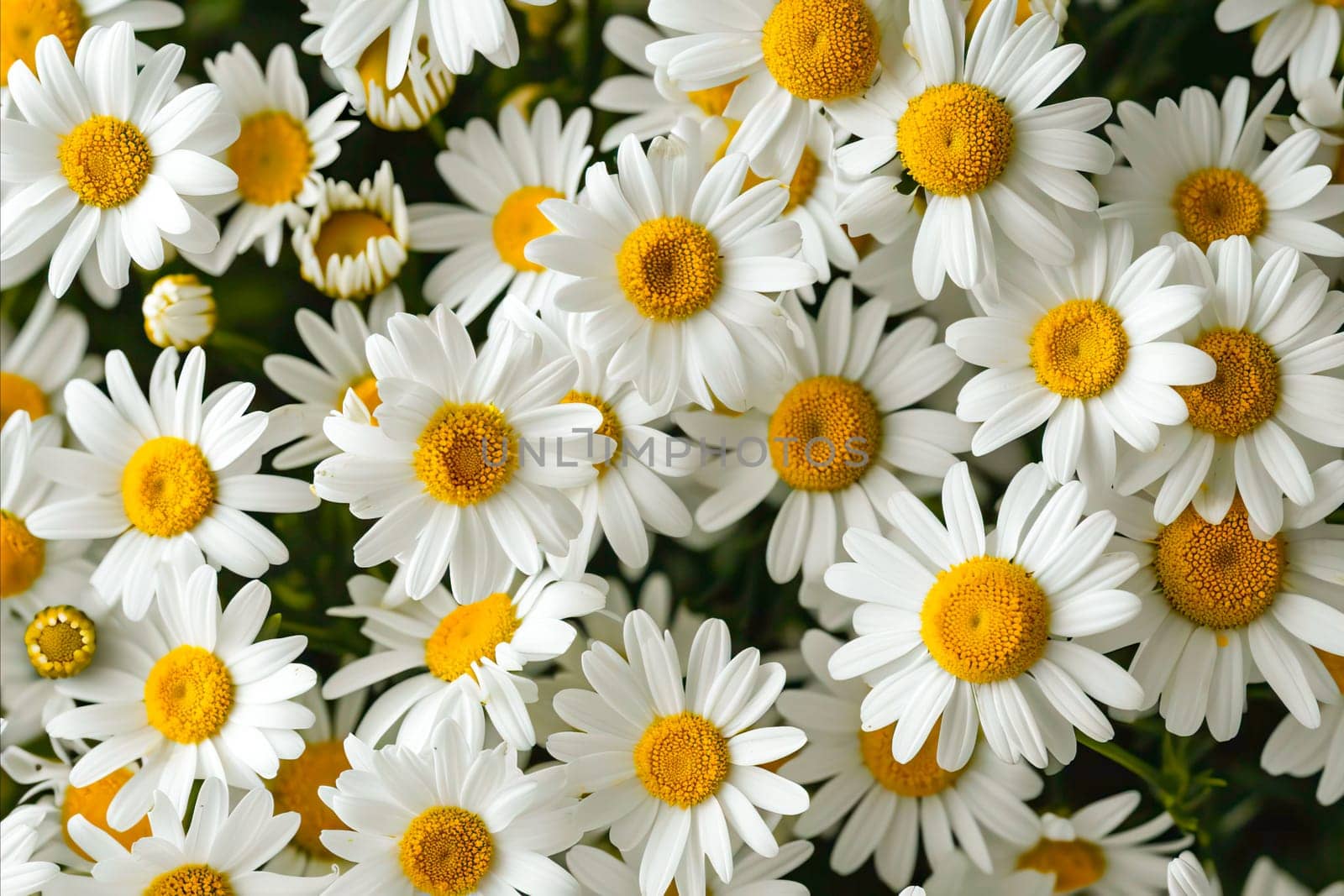 Close up of a bunch of white and yellow flowers by vladimka