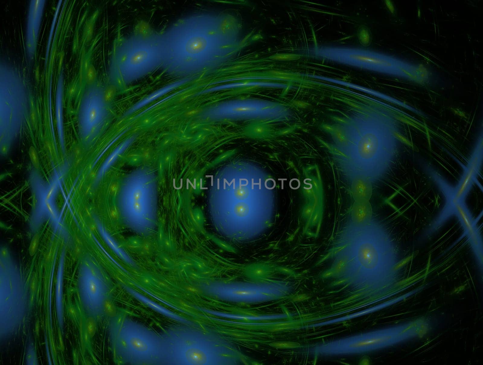 Imaginatory lush fractal texture image abstract background