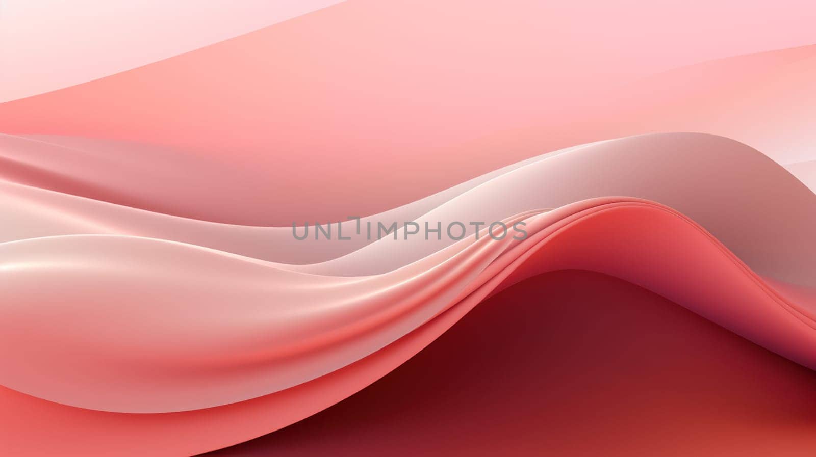 Abstraction Waves: A Modern Bright Pink Art Pattern Gradient