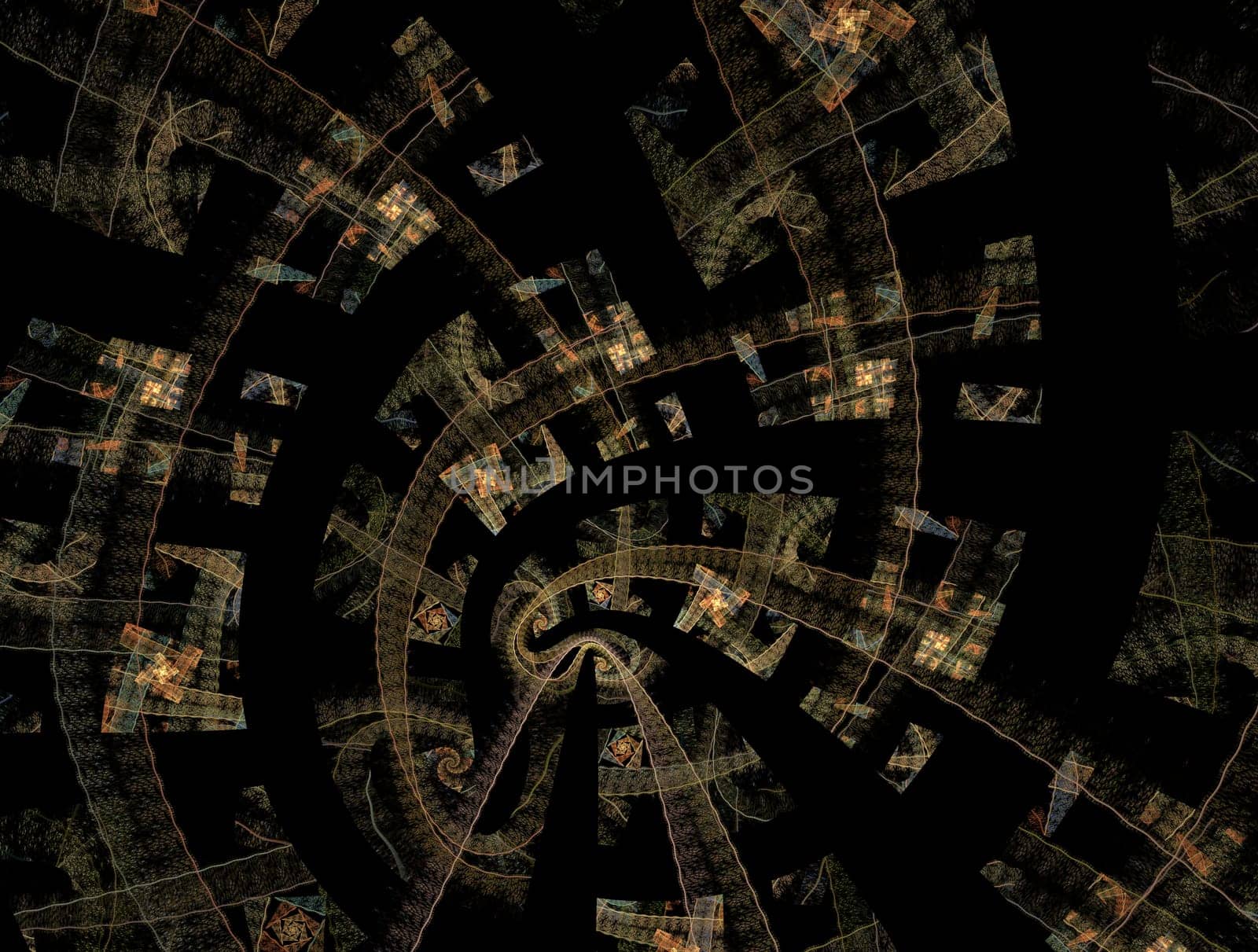 Imaginatory fractal abstract background Image by nikitabuida