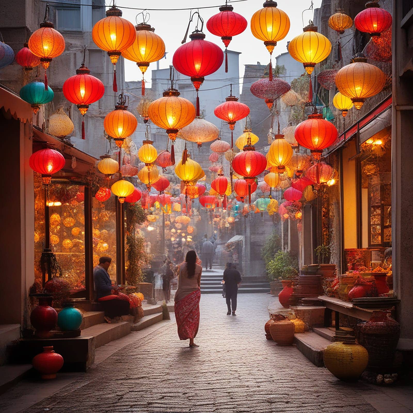 Girl Wishing You a Happy Chinese New Year