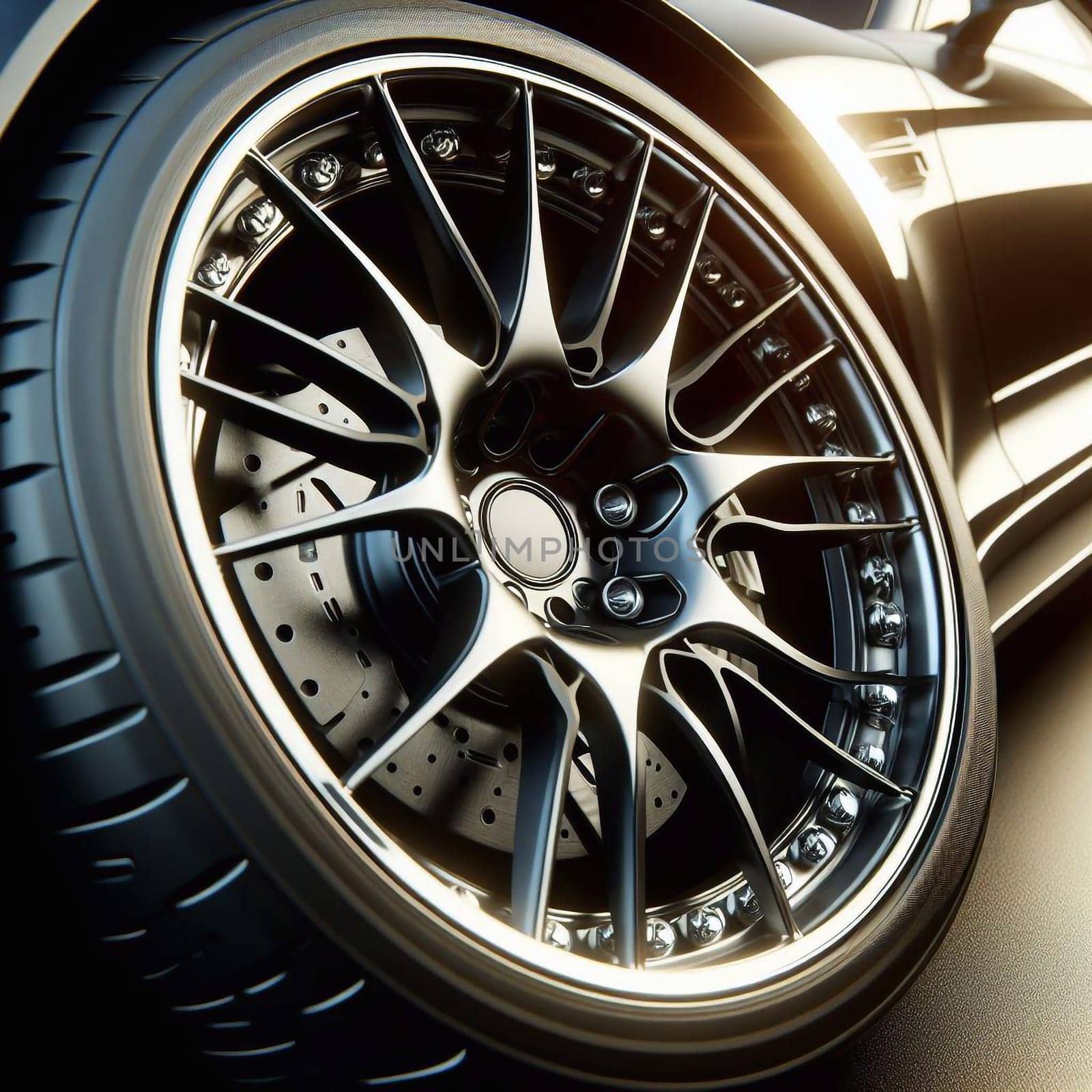 Sports car wheel for automobile companies by architectphd