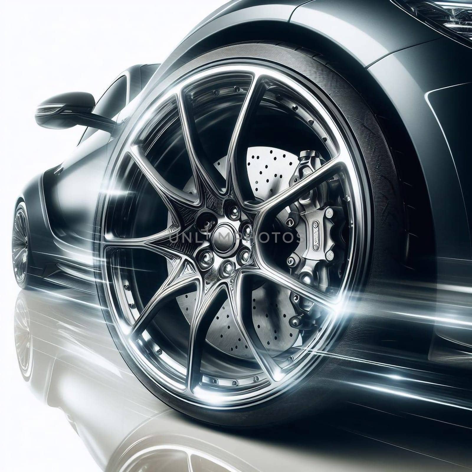 Sports car wheel for automobile companies by architectphd