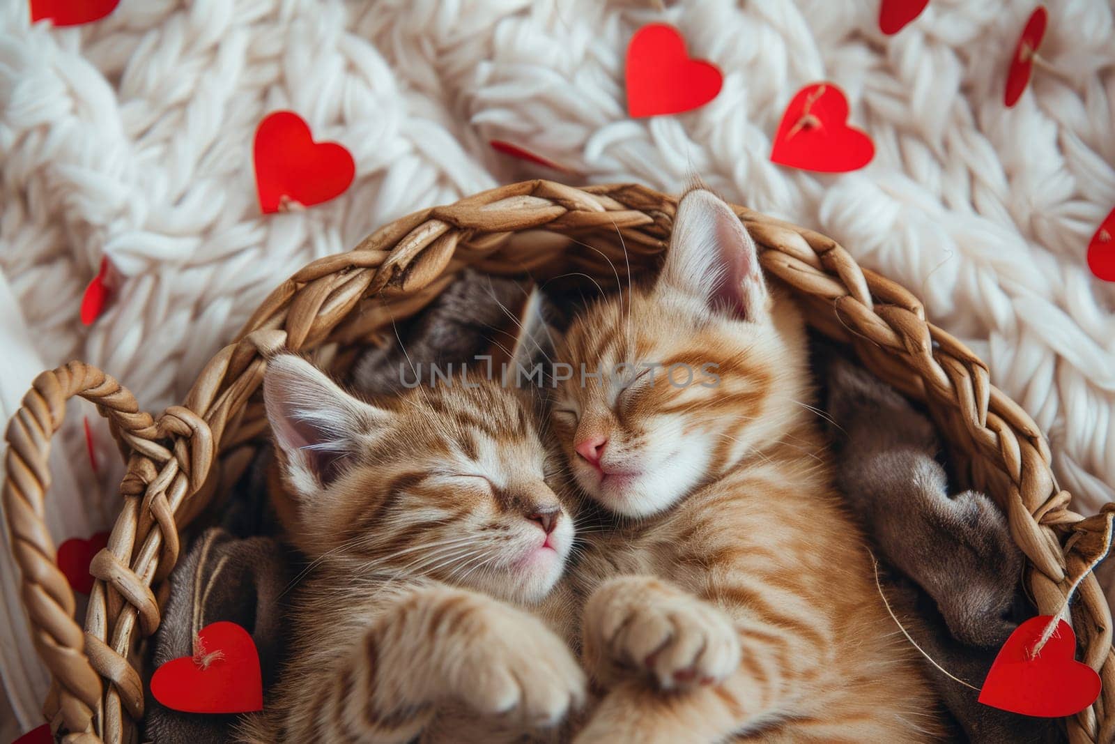 Cute cat couple love valentines day Pragma by biancoblue