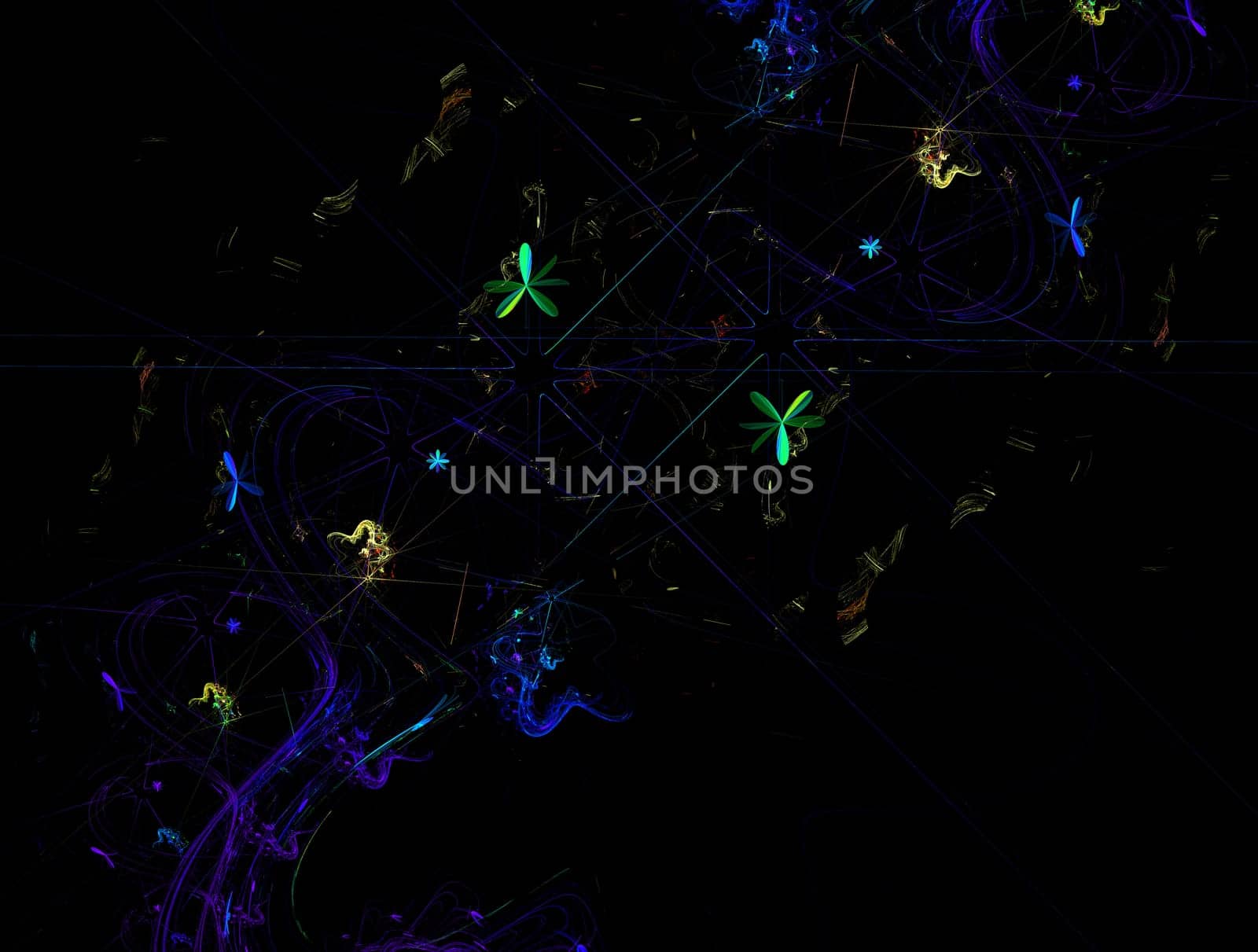 Imaginatory fractal abstract background Image by nikitabuida