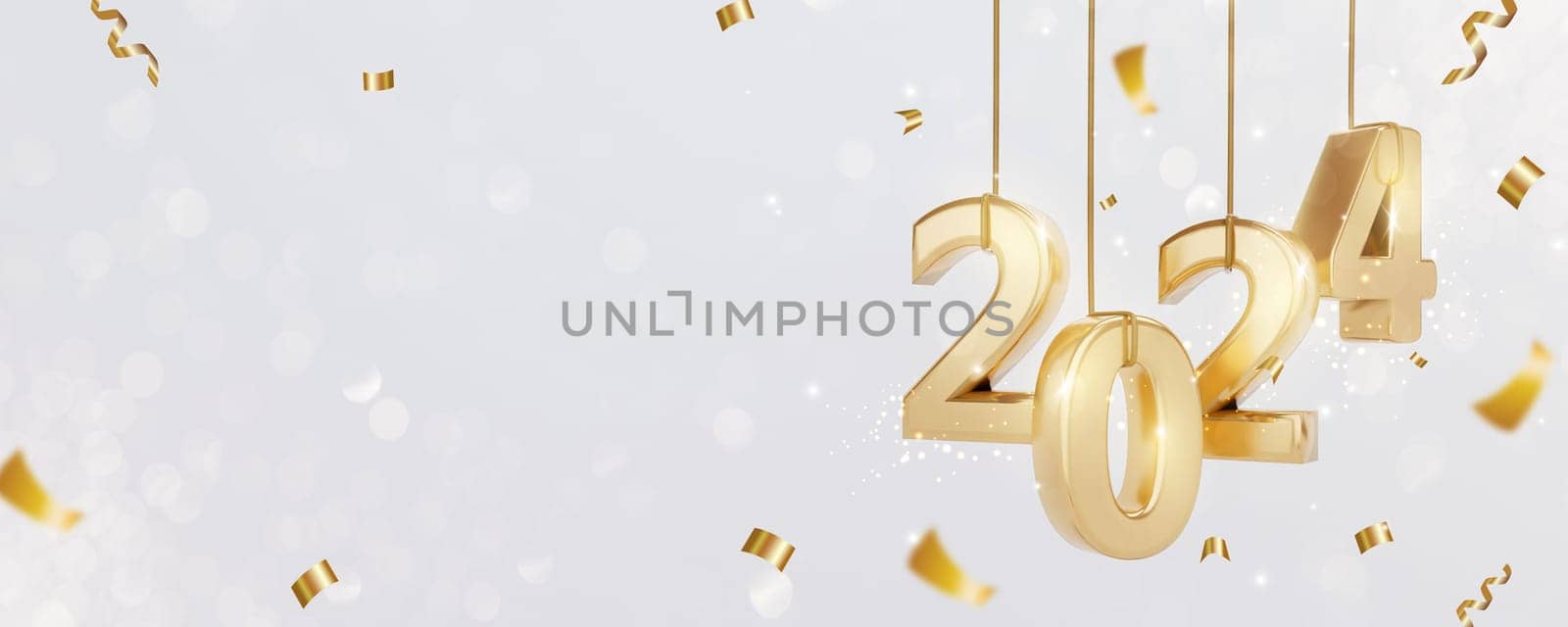 3d happy new year Abstract wallpaper. Realistic 3d with design stage podium. Decorative festive elements. new year holiday template podium..