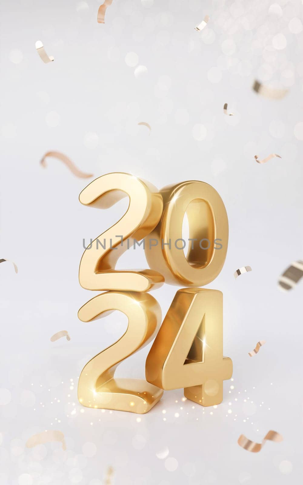 3d happy new year Abstract wallpaper. Realistic 3d with design stage podium. Decorative festive elements. new year holiday template podium..