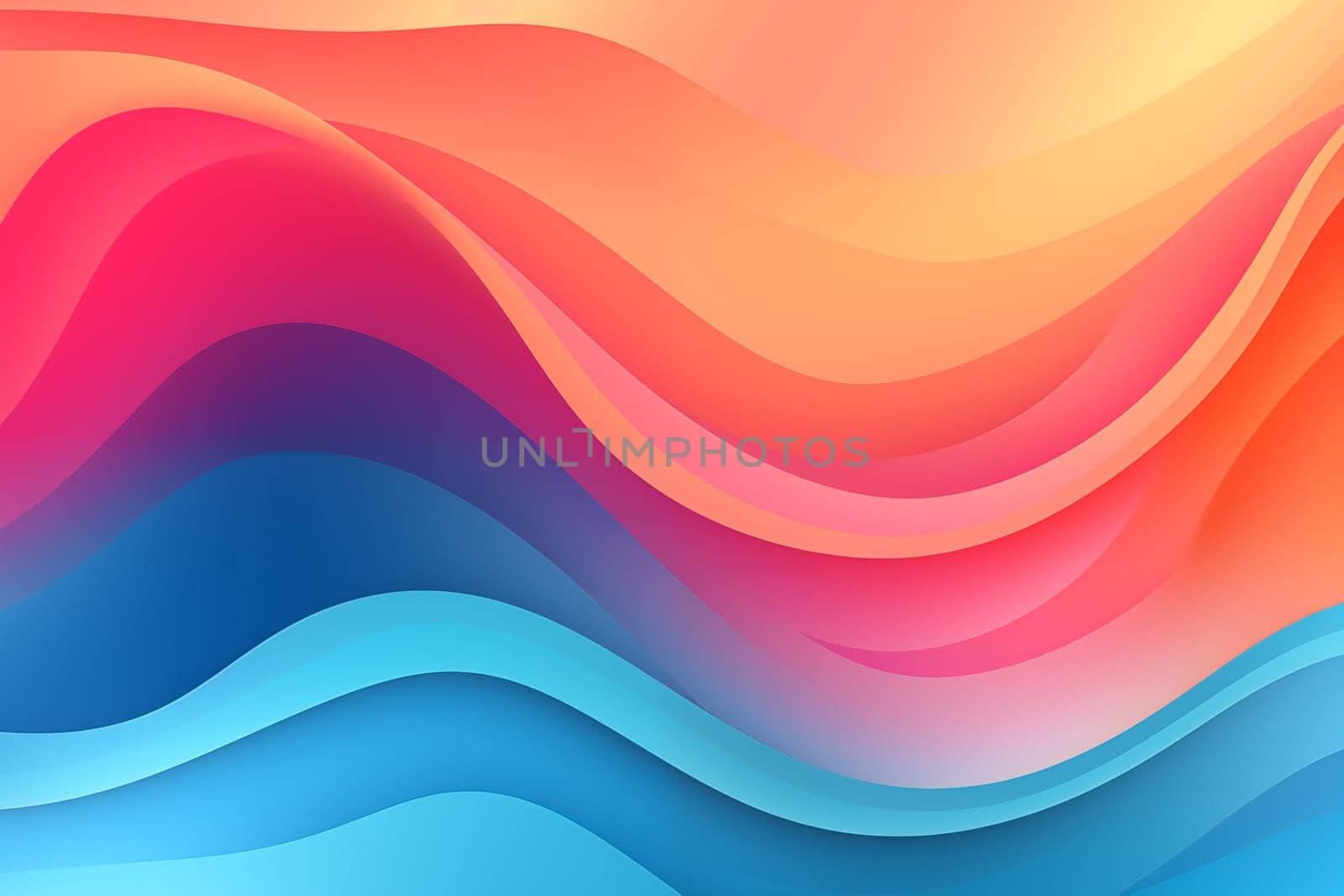 Abstract gradient fluid paper style background illustration by Nadtochiy