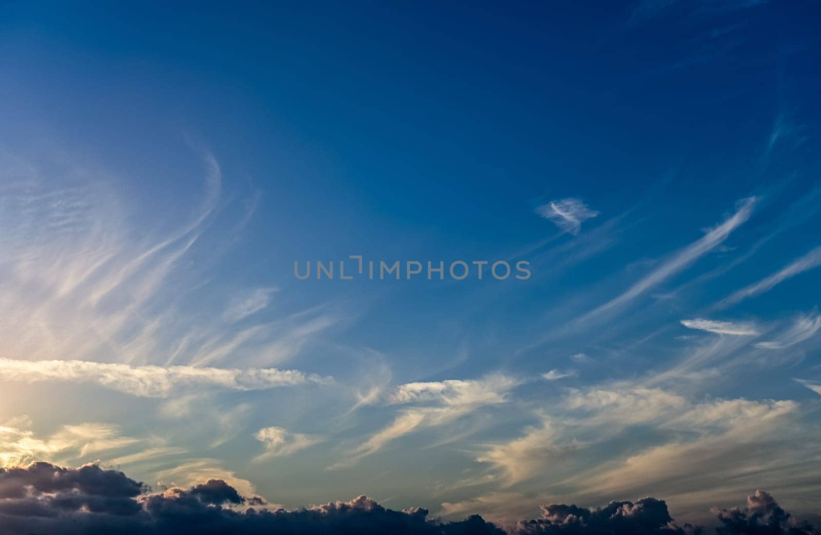 sky at sunset in winter on the island of Cyprus 4