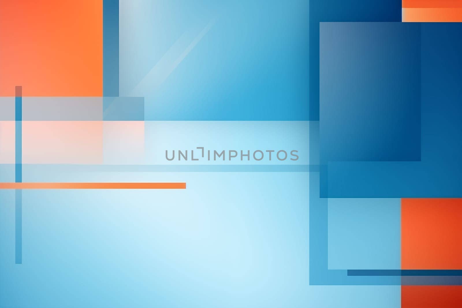 Abstract background blue orange modern geometric shape for wallpaper banner leaflet catalog cover flyer by Nadtochiy