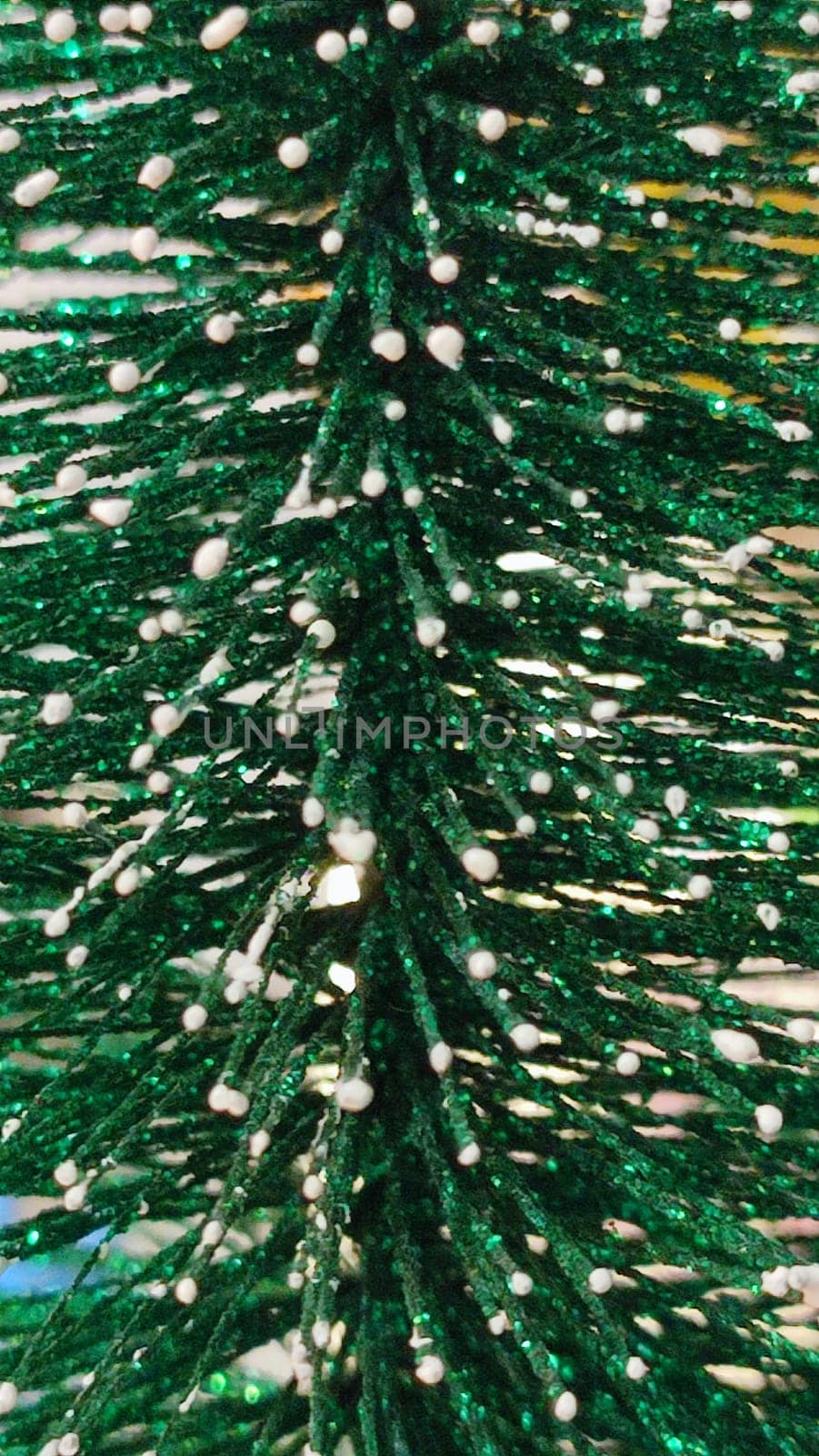 green artificial spruce, cristmas tree. High quality photo