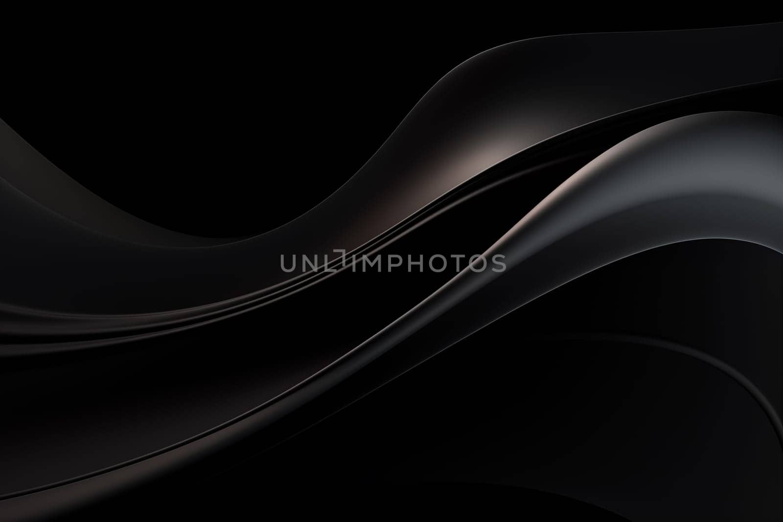 Black abstract background of smooth. High quality photo