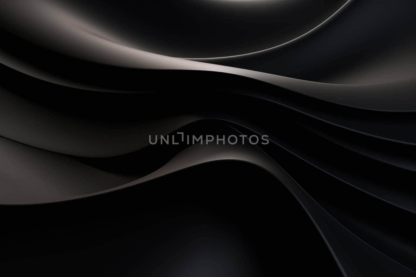 Black abstract background of smooth by Nadtochiy