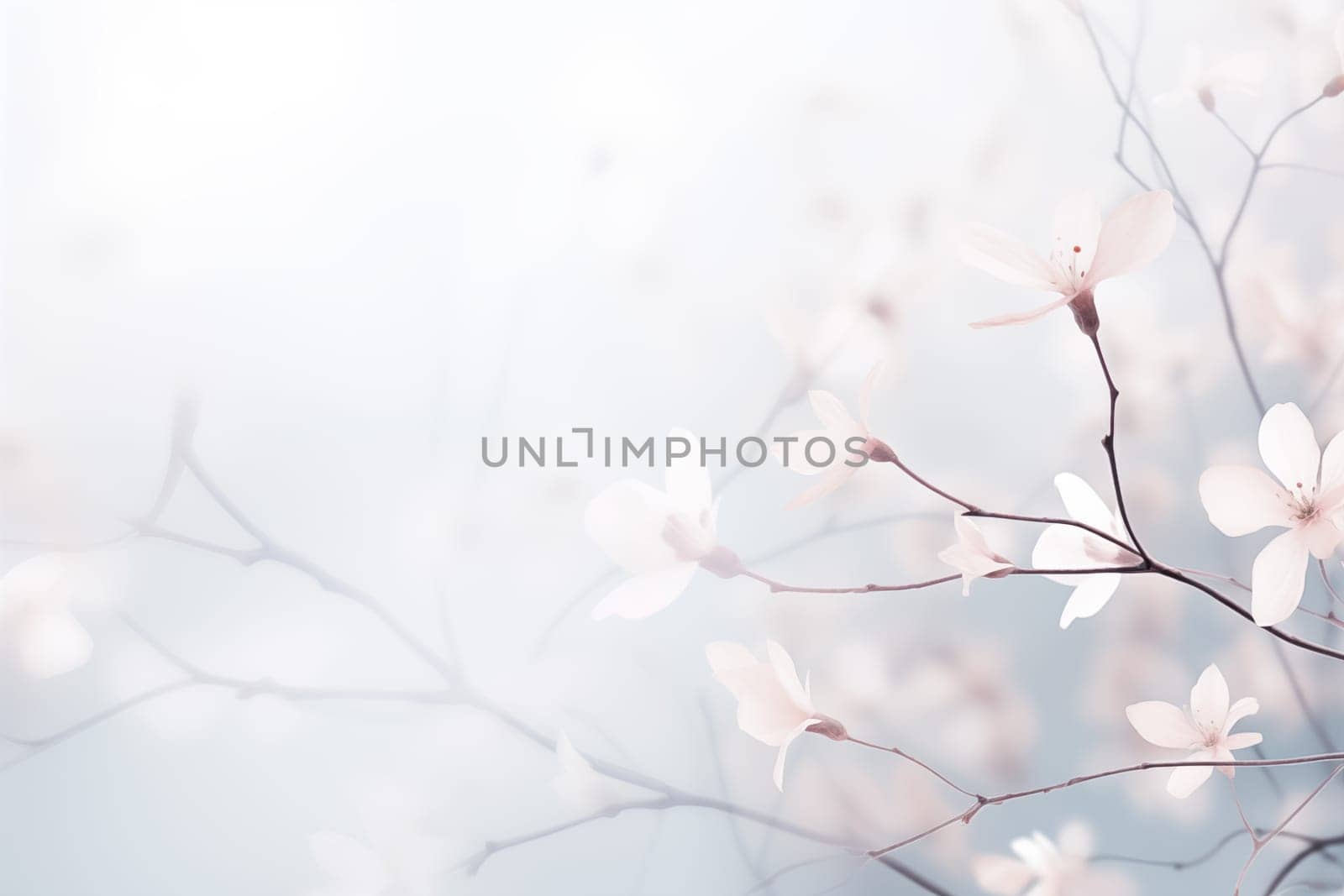 Soft bright white blurred background. High quality photo