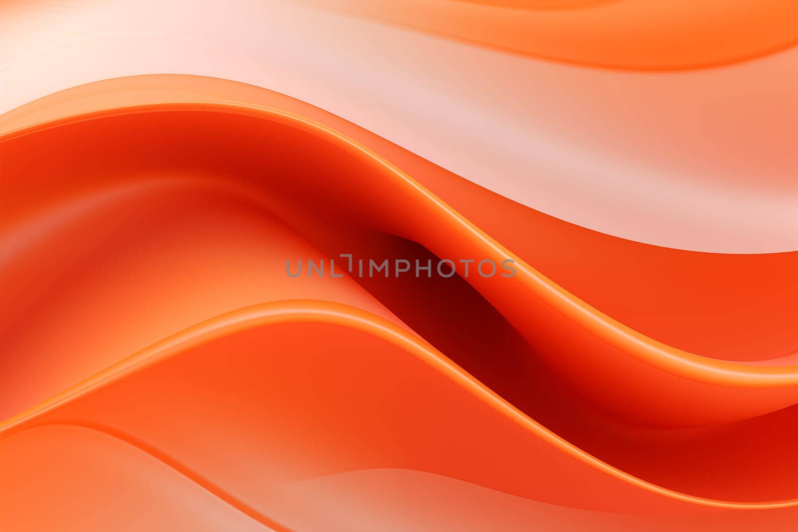 Abstract orange curve background by Nadtochiy