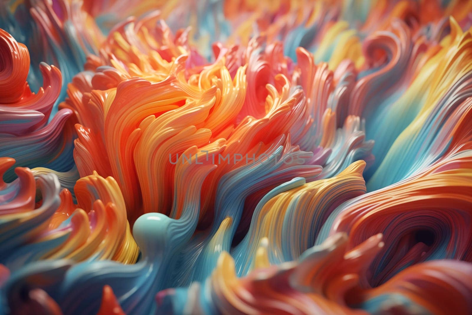 A Mesmerizing 3D Abstract Multicolor Visualization by Nadtochiy