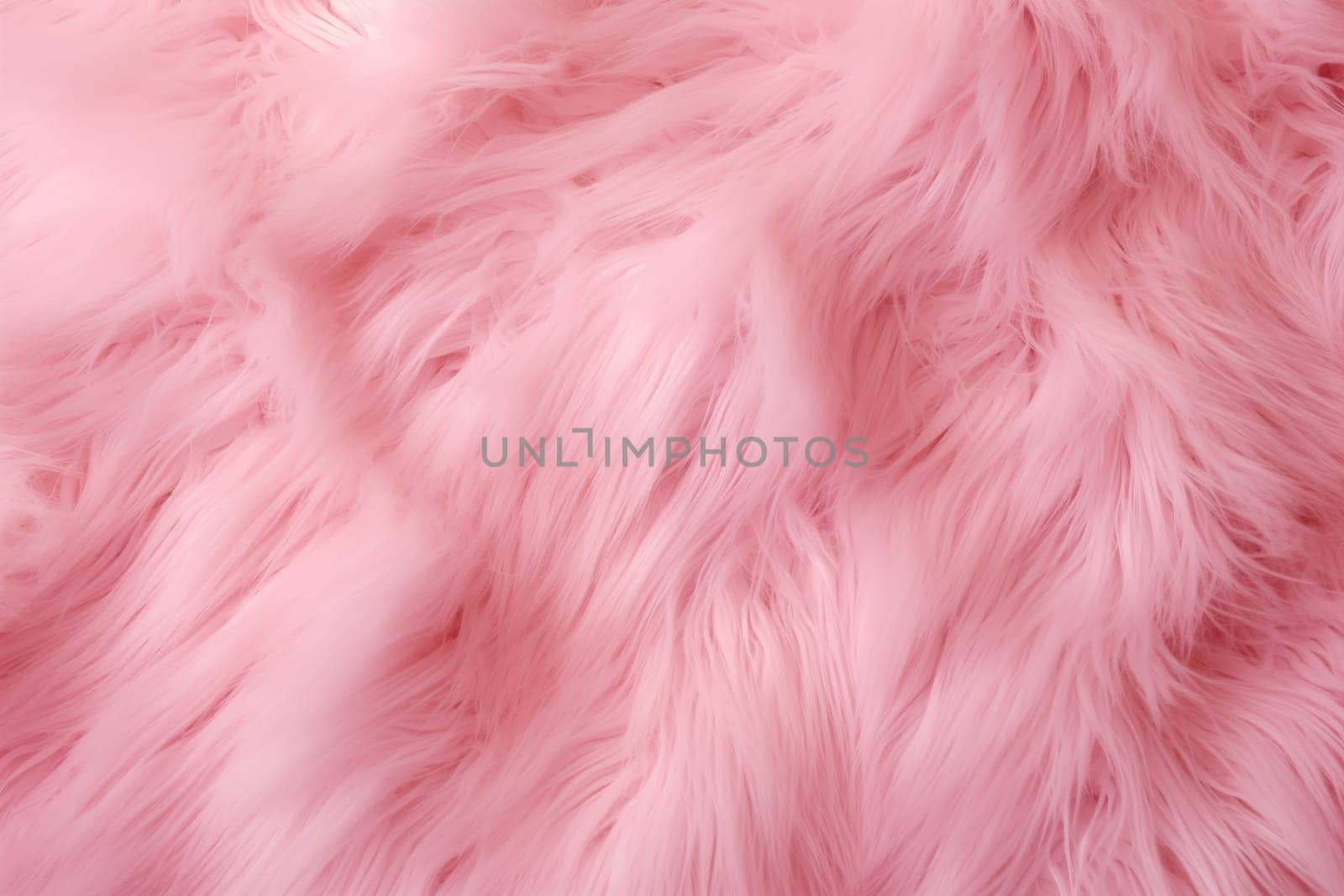 Pink fur texture top view. Pink sheepskin background. Fur pattern. Texture of pink shaggy fur. Wool texture. Sheep fur close up by Nadtochiy