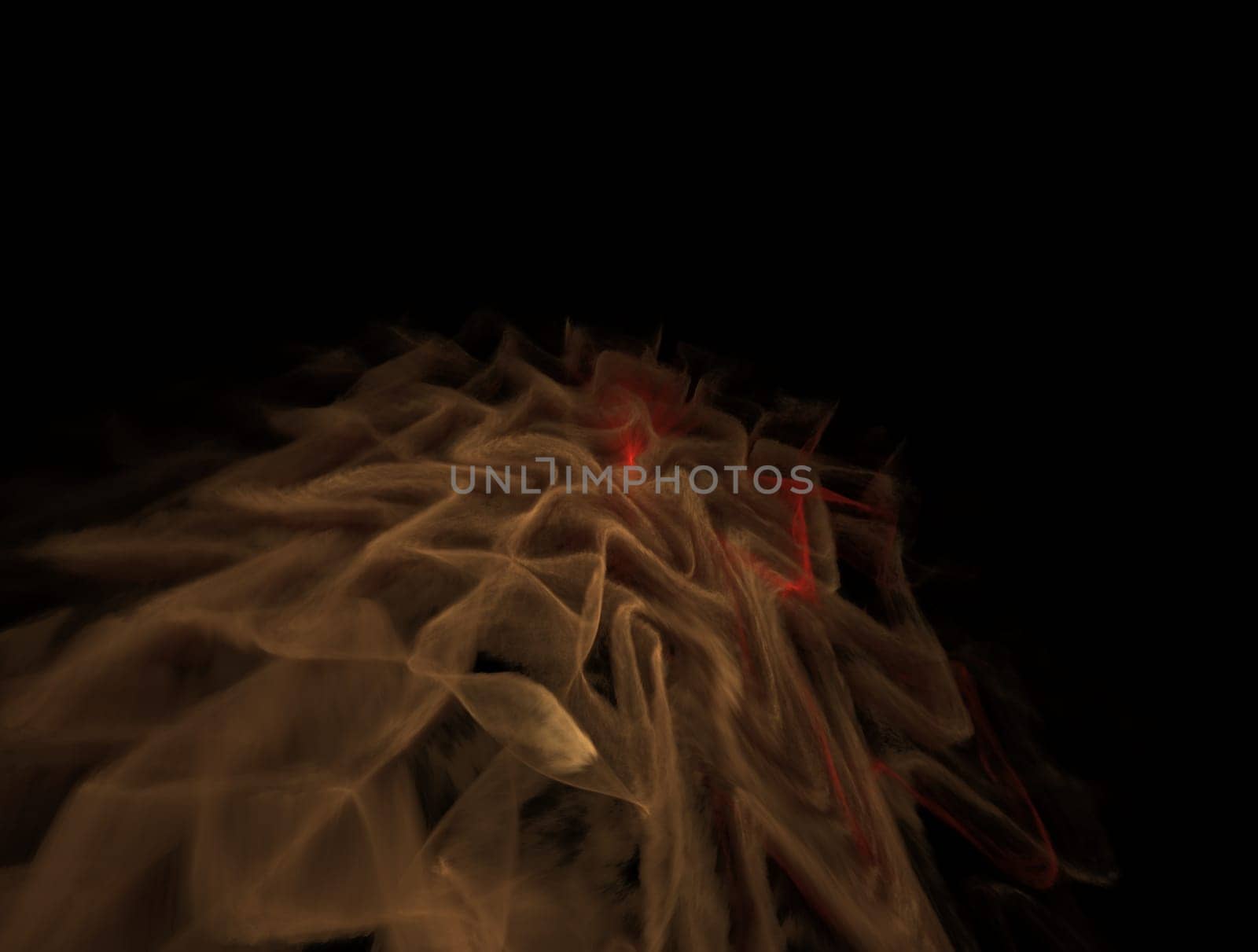 Imaginatory lush fractal texture image abstract background