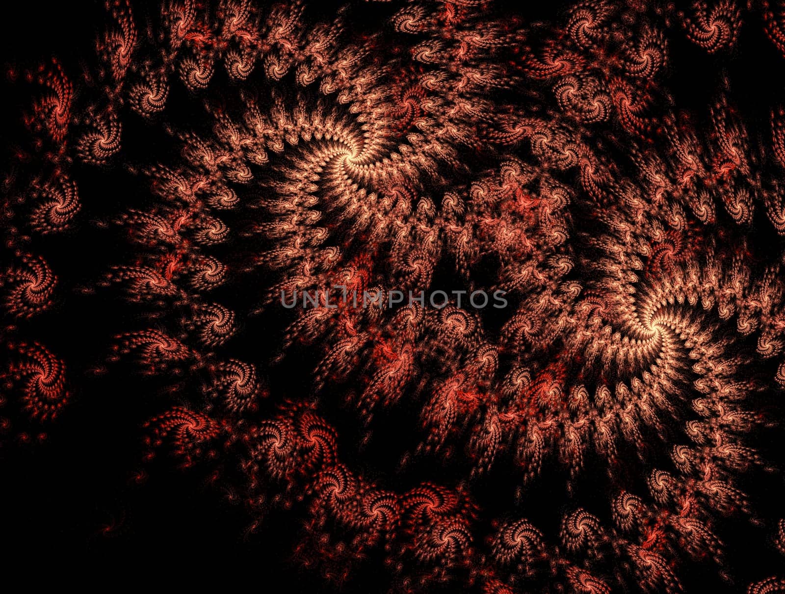 Imaginatory lush fractal texture image abstract background