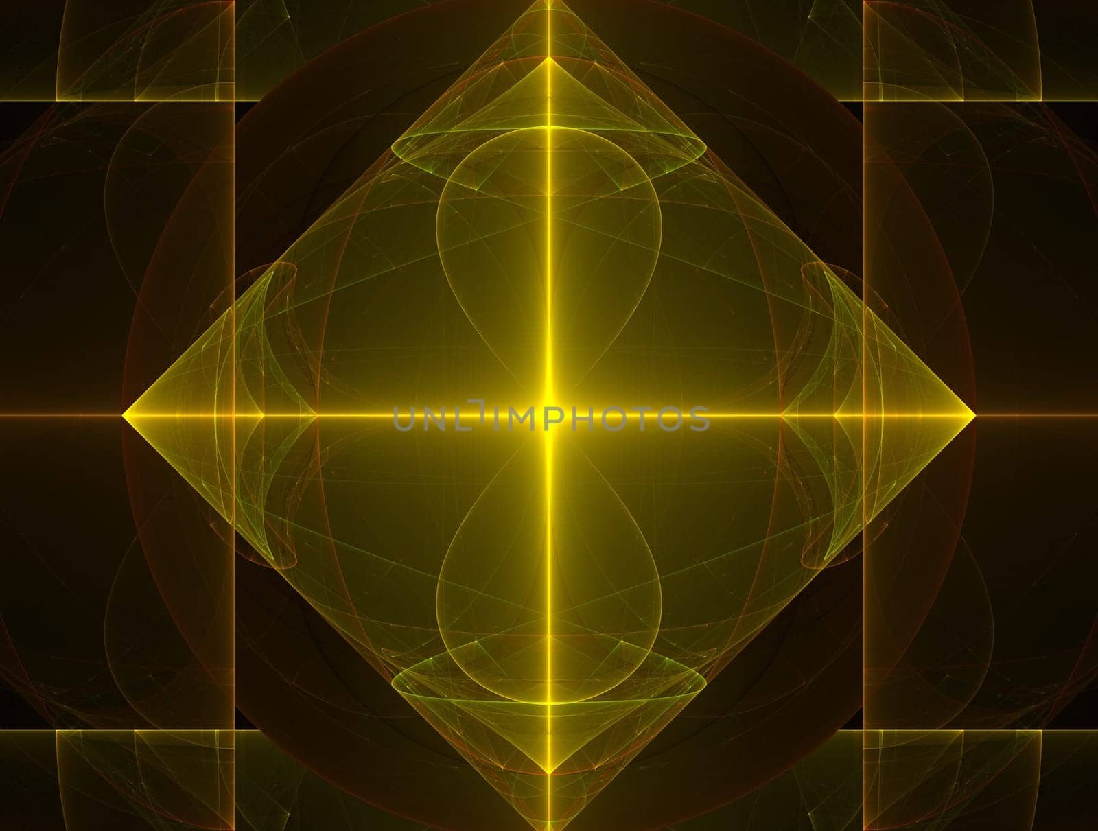 Imaginatory lush fractal texture image abstract background