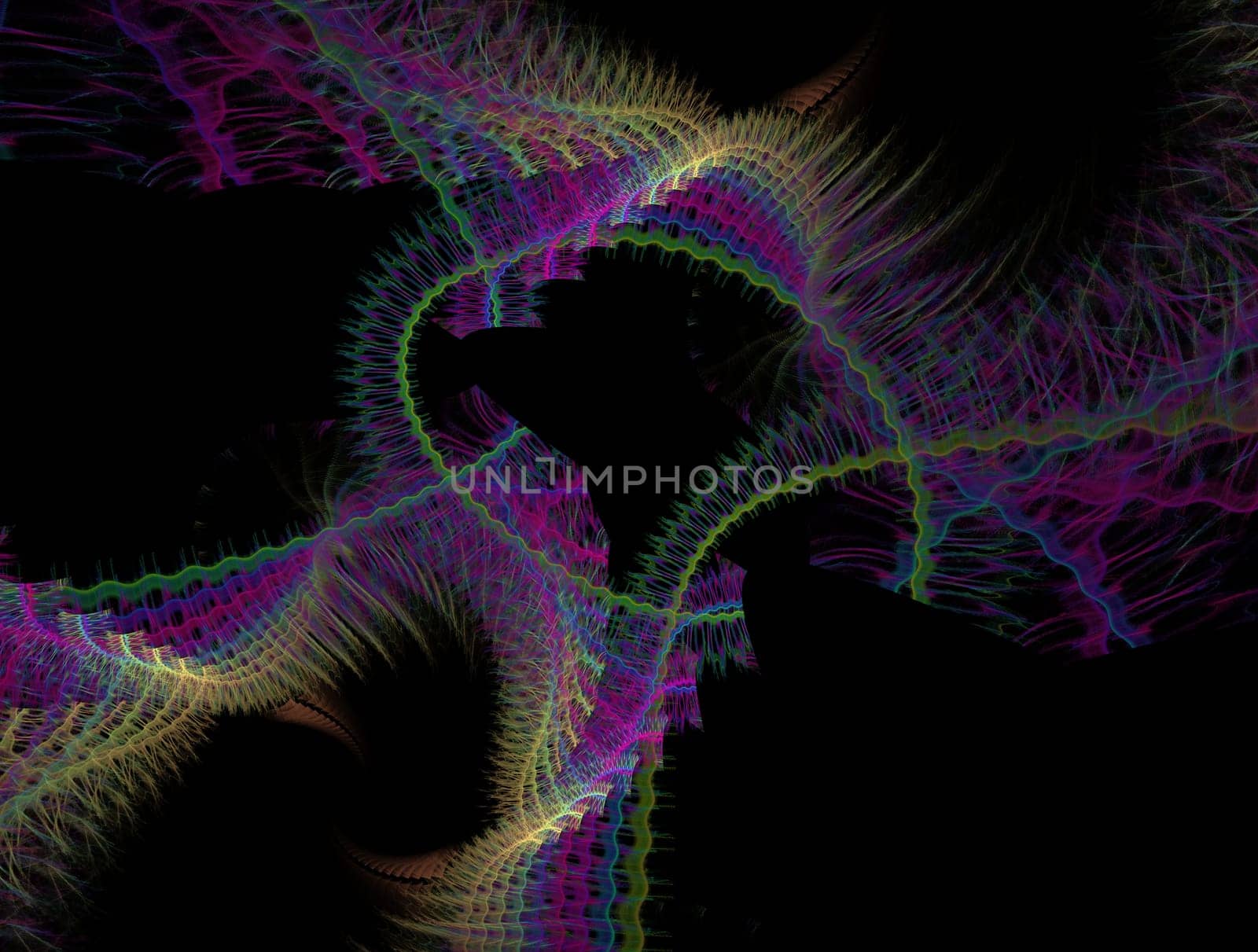 Imaginatory fractal abstract background Image by nikitabuida