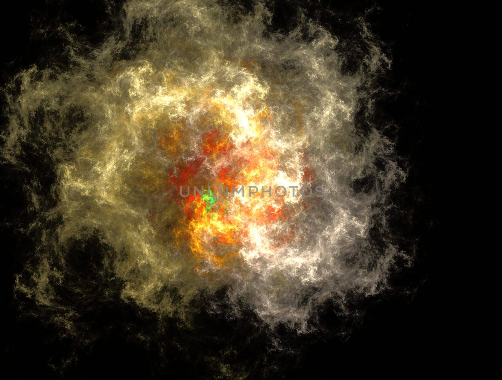 Imaginatory lush fractal texture image abstract background