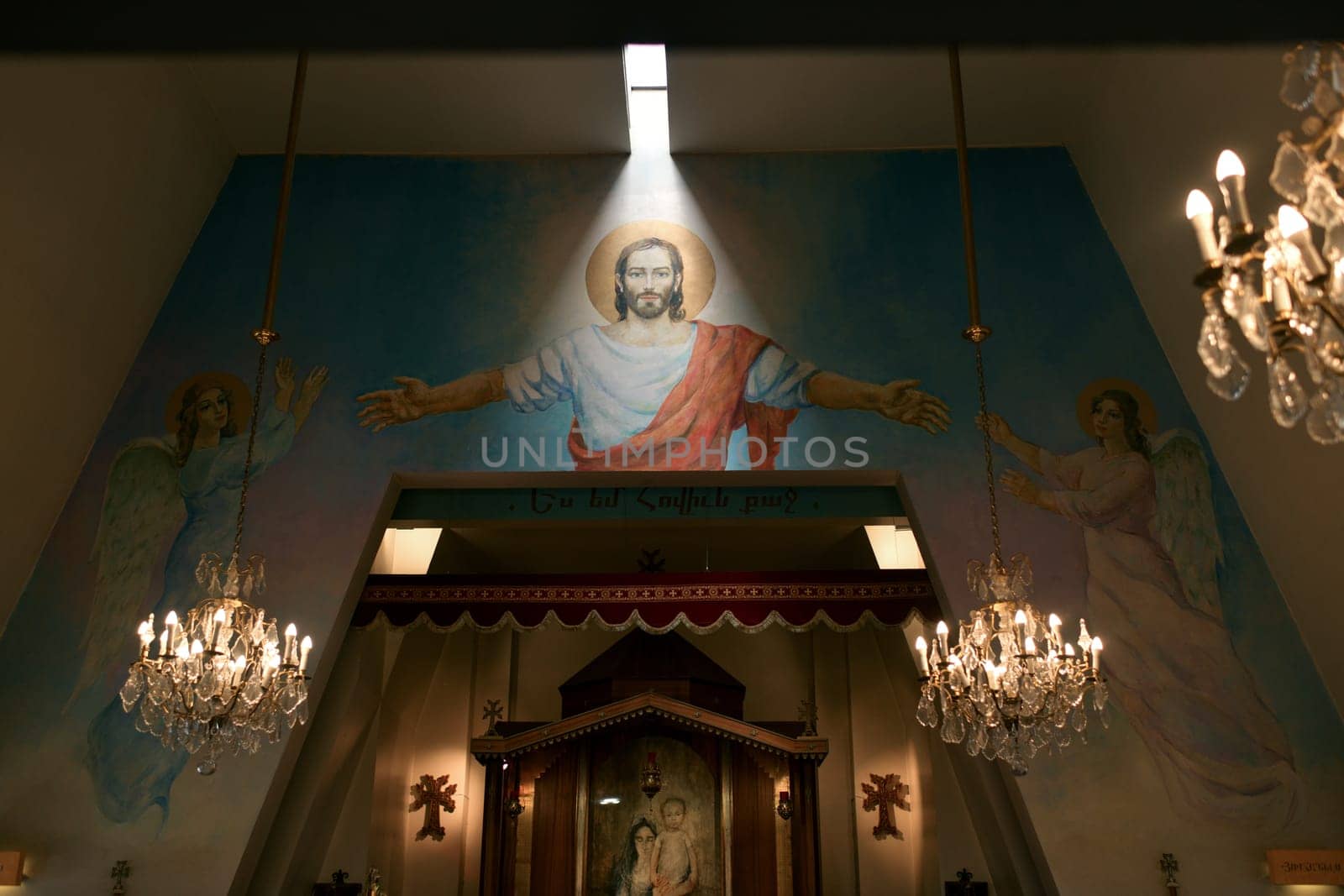 PARIS, FRANCE - SEPTEMBER 03, 2022: Armenian Apostolic Church of Saint Marie mere de Dieu in a Paris by Godi