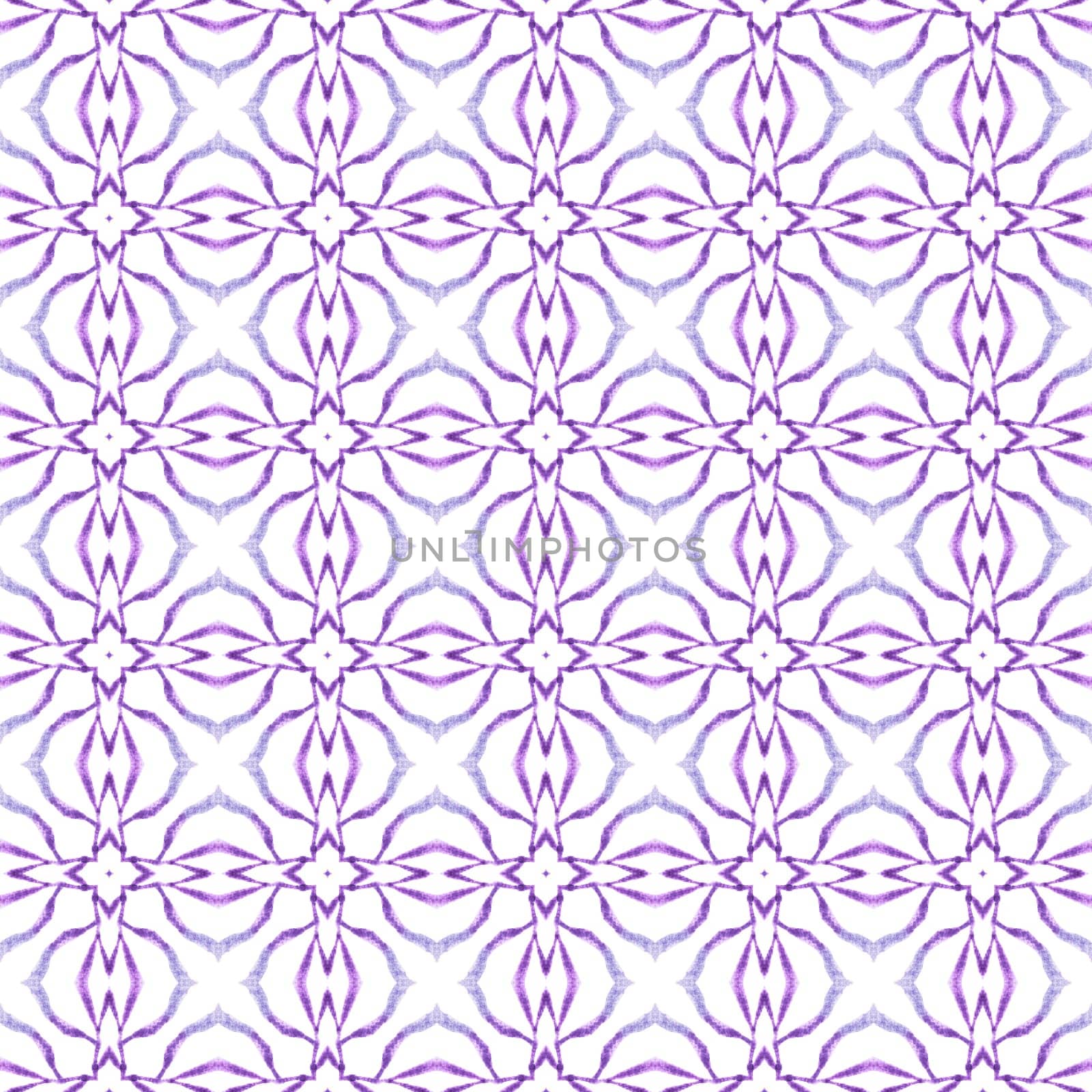 Textile ready attractive print, swimwear fabric, wallpaper, wrapping. Purple delicate boho chic summer design. Organic tile. Trendy organic green border.