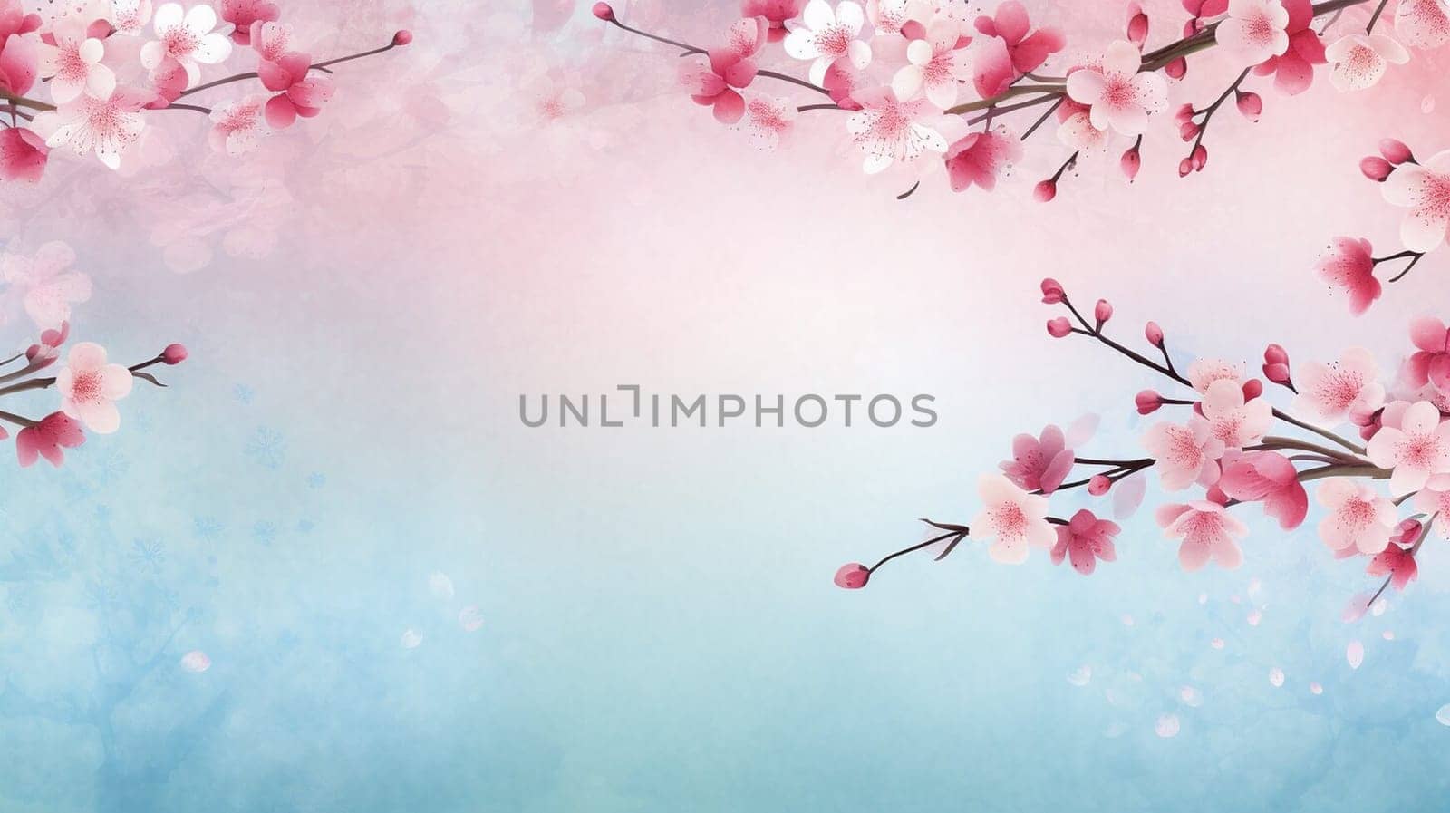 Spring and summer decorations background with beautiful wild flowers. Copy space for text banner