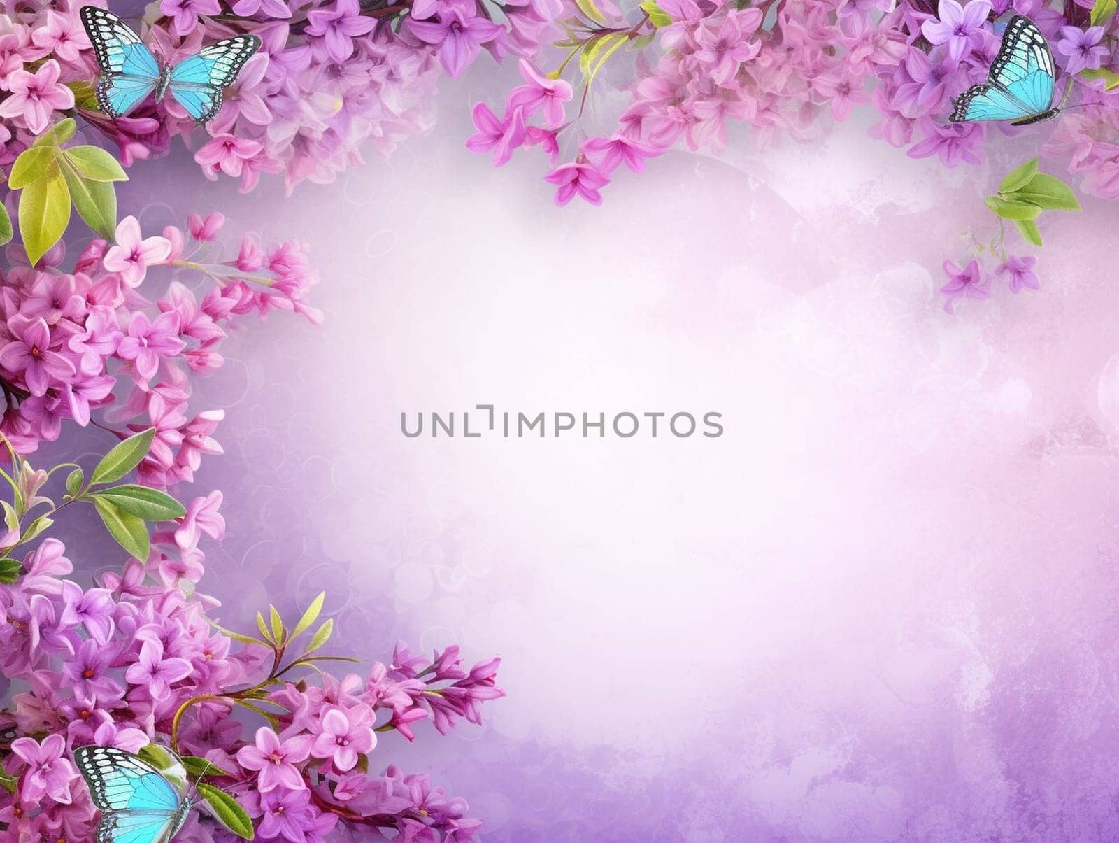 Spring and summer decorations background with beautiful wild flowers. Copy space for text banner. by sergeykoshkin