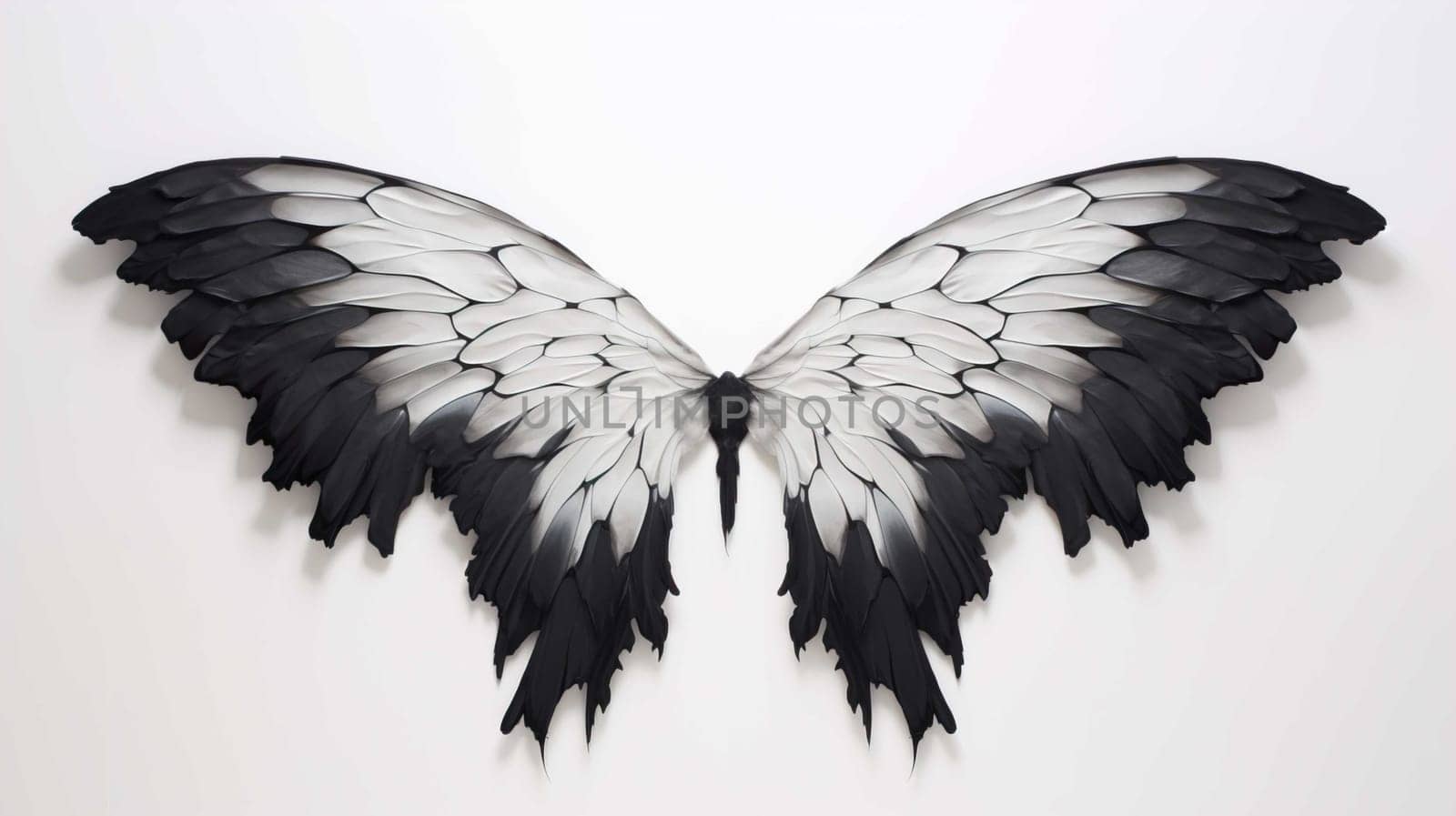  Black Angle Wings  , Generate AI