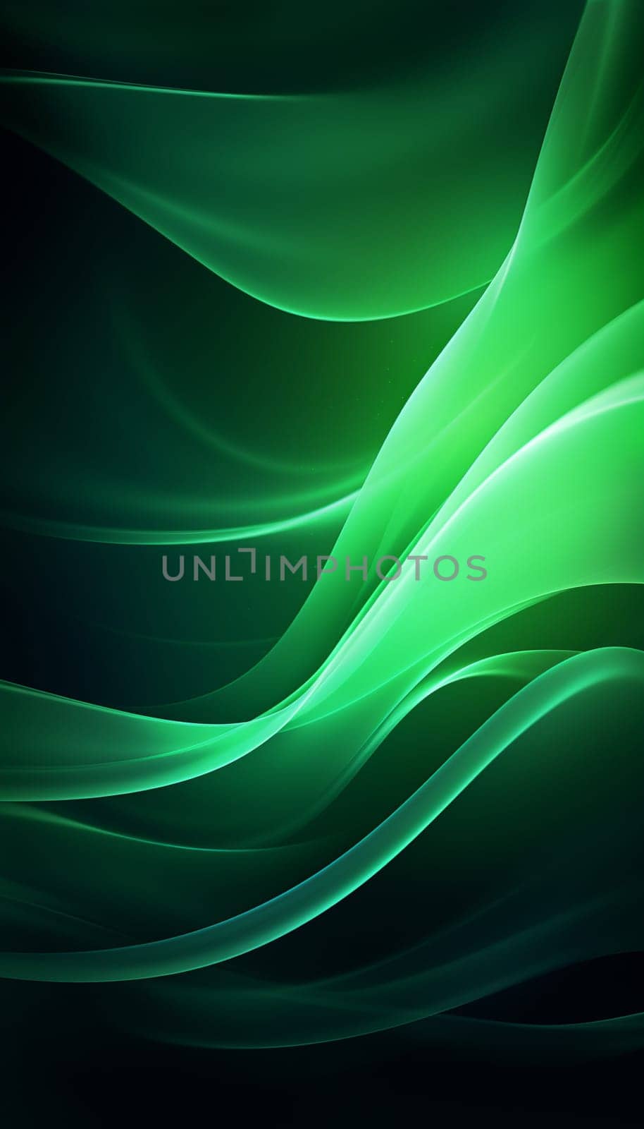 Wallpaper background , the above dynamic green   image Generate AI