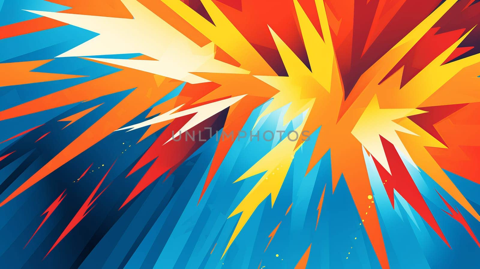 Wallpaper background, Abstract zap explosion dash line lightning bolt background , Generate AI