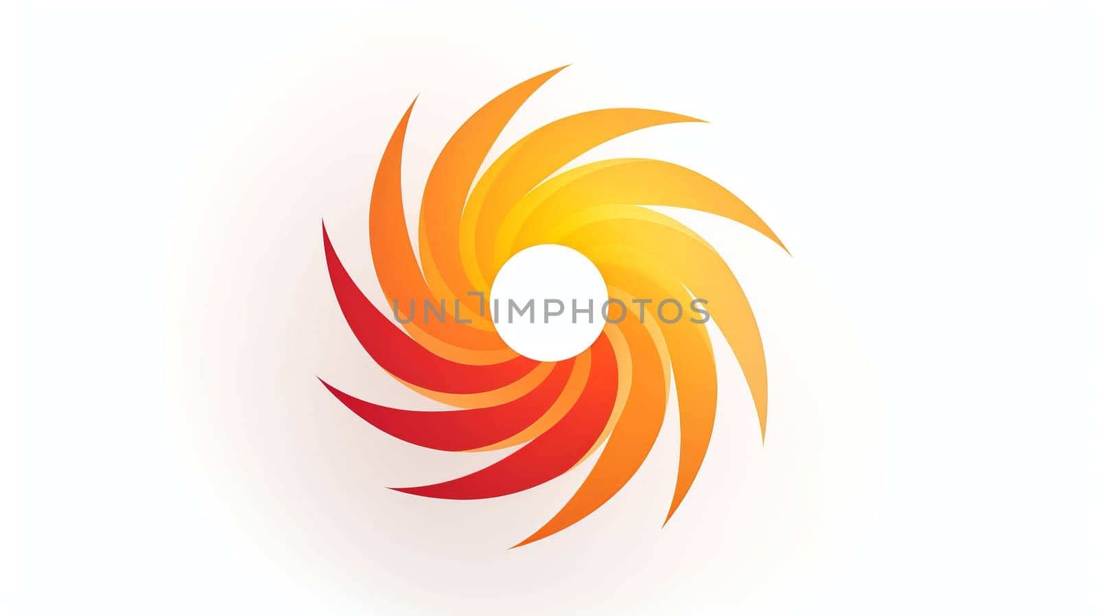 Logo sun simple , Generate AI