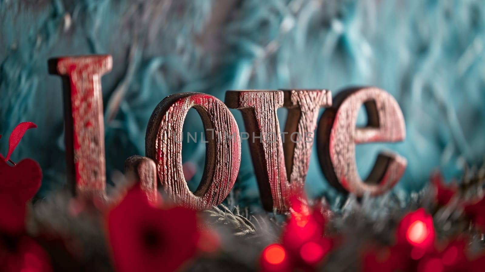 Joyful young couple celebrating Valentine's Day. man and woman holding heart in hands. holiday selective focus. Generative AI,