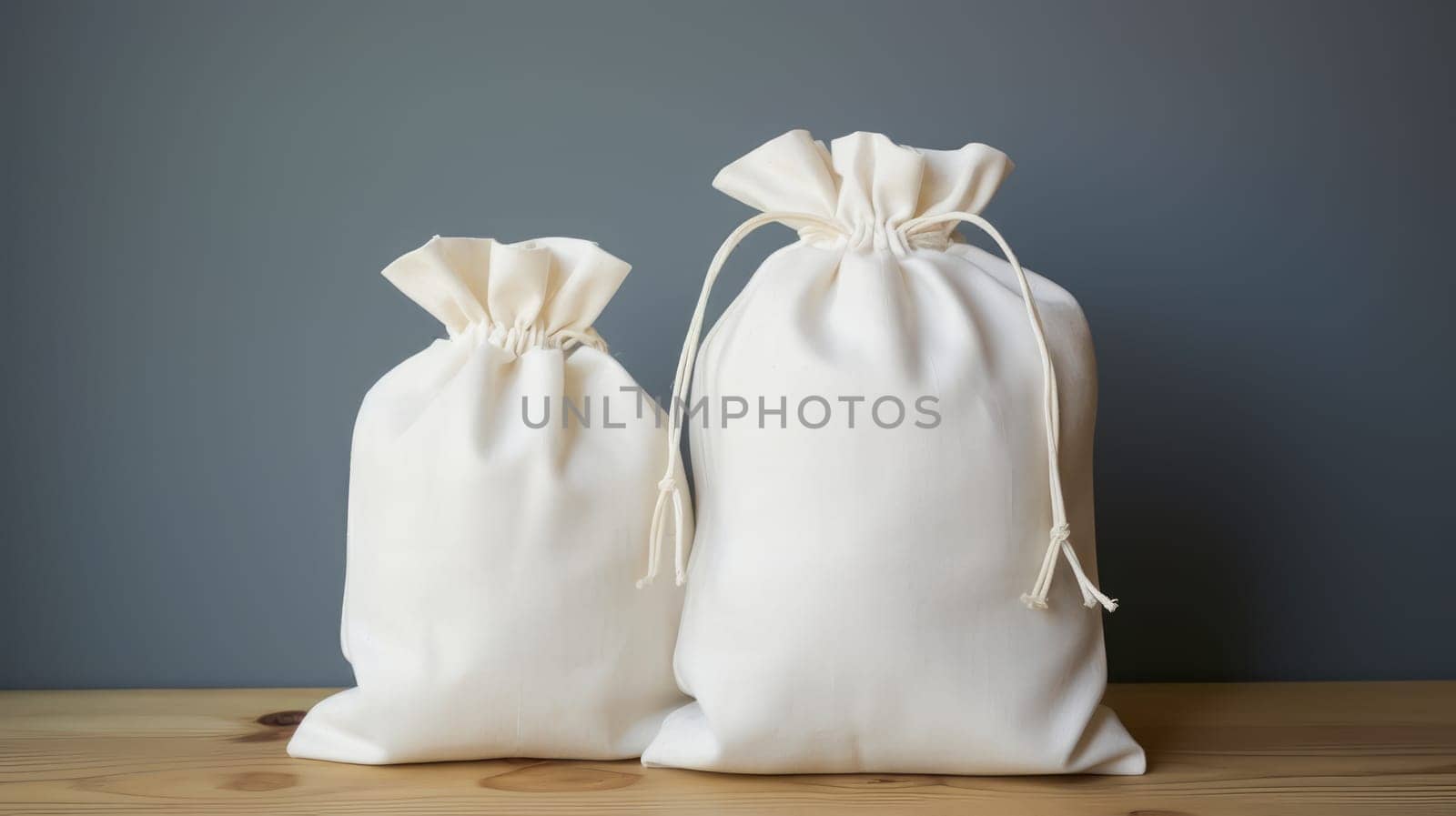 Light Fabric Bags Made of Natural Fabric by Alla_Yurtayeva