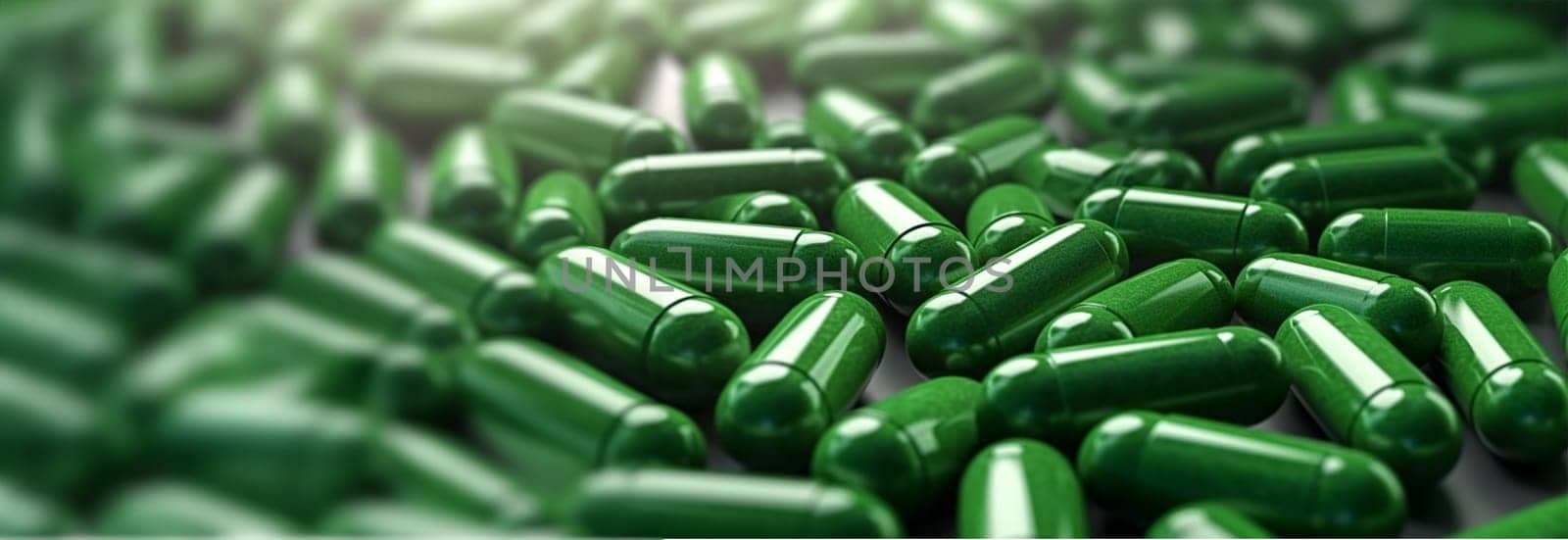 Alternative medicine herbal organic capsule with vitamin E omega 3 fish oil, mineral, drug with herbs leaf natural supplements for healthy good life. Herbal medicine in capsules. Nature medication green supplement