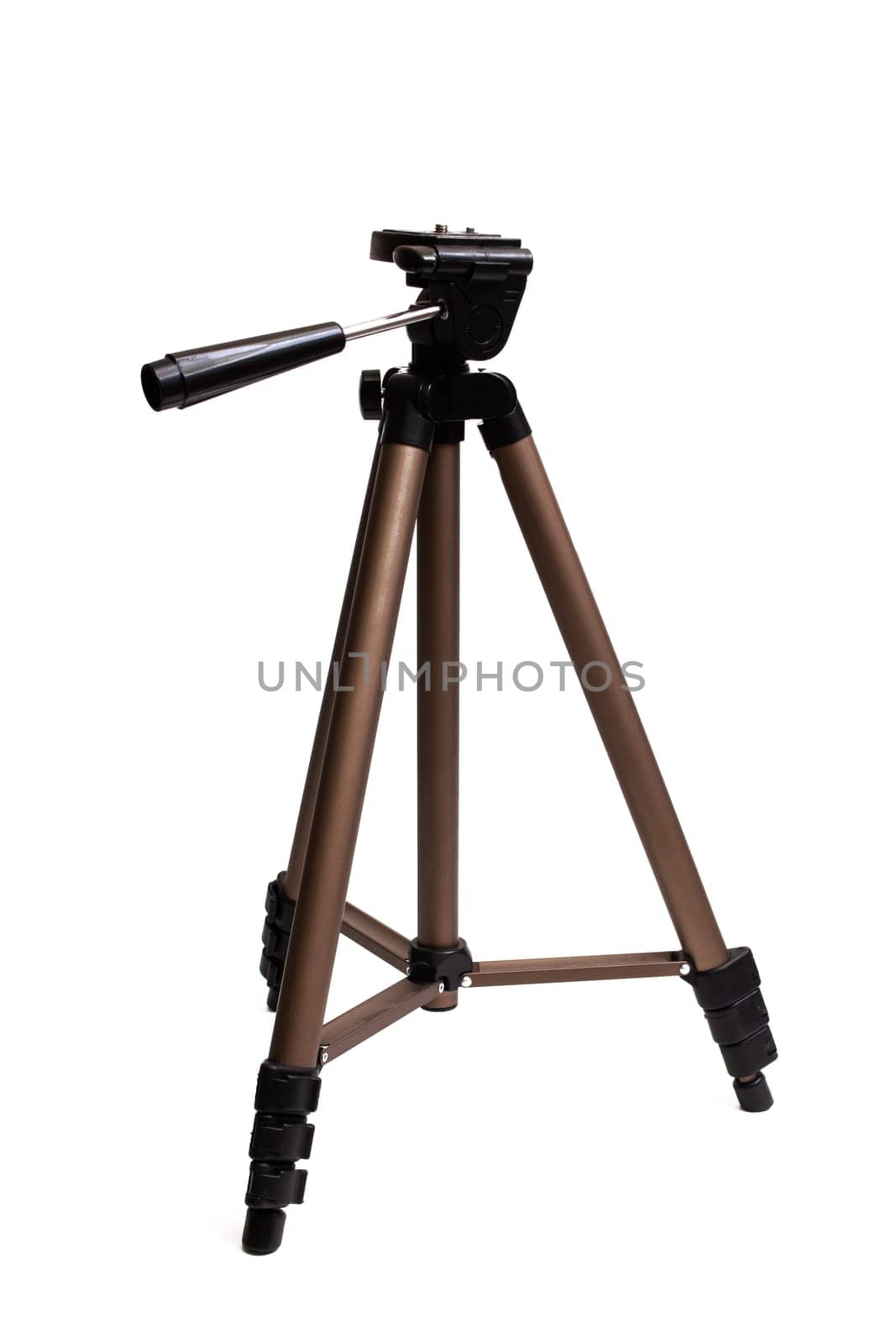 Tripod for the camera isolated on white background by Vera1703
