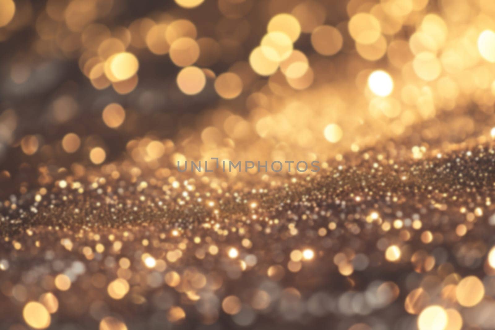 A sparkling golden bokeh background, ideal for festive occasions, luxury branding, or elegant product showcases. Generative AI. by creativebird