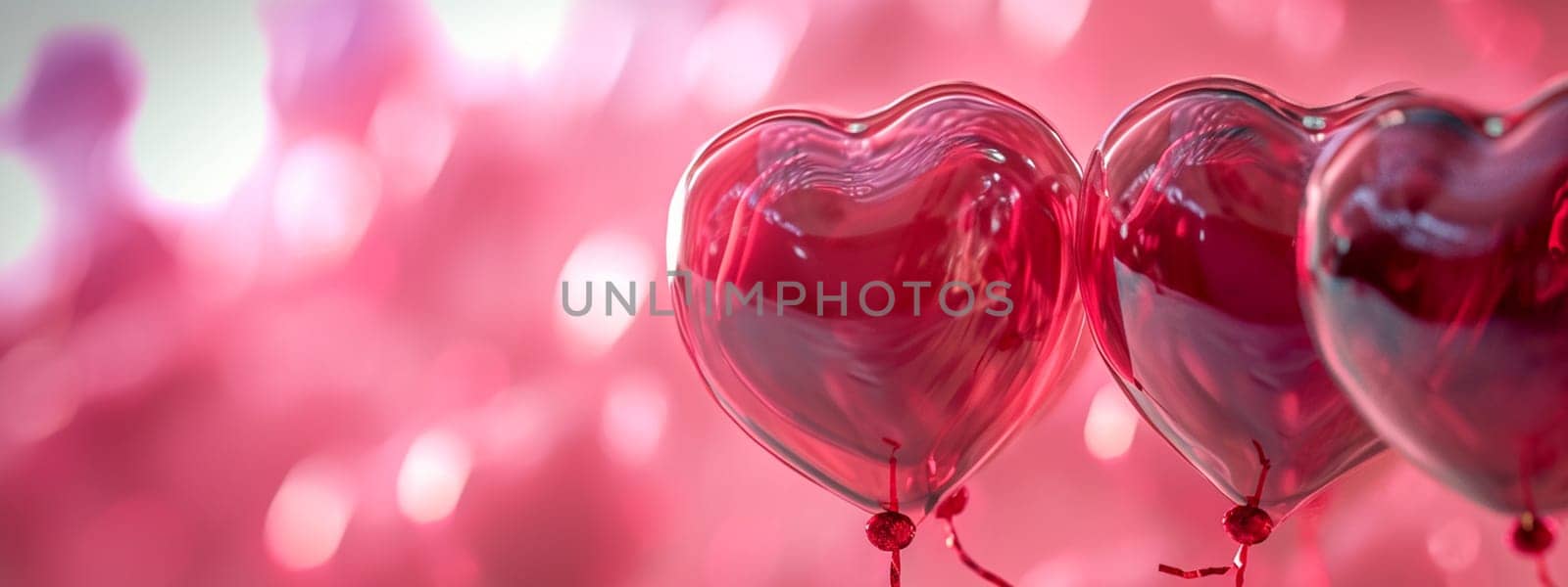 Beautiful red card with hearts. Love concept, Valentine's Day greeting card. Selective focus. holiday Generative AI,