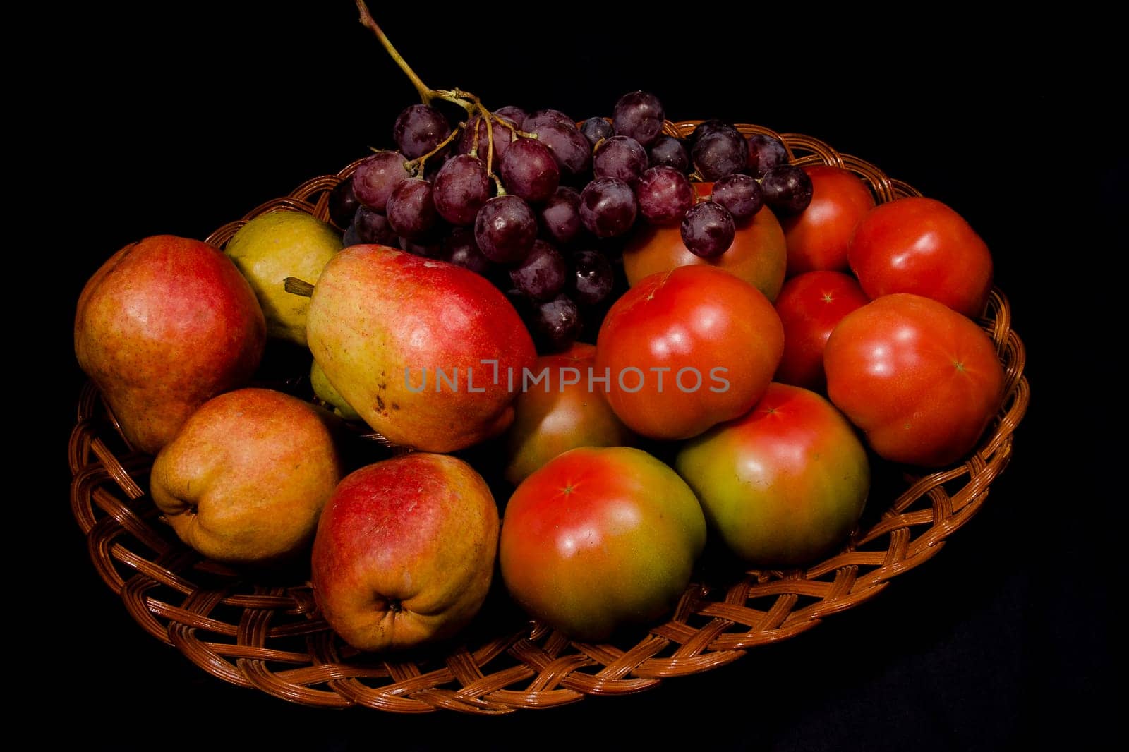 Basket of fruits by viledevil