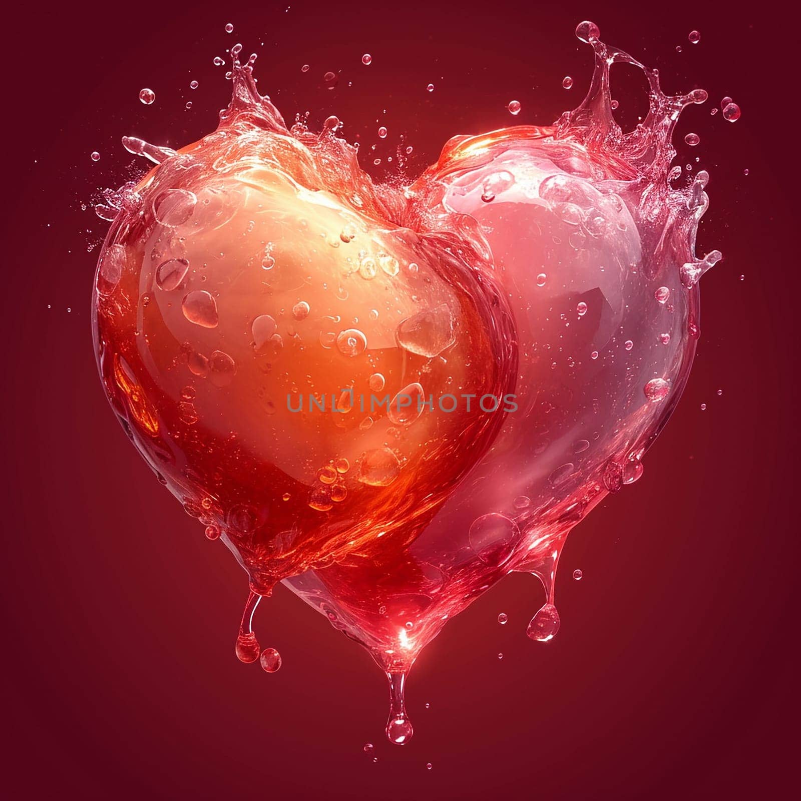 Colorful hearts pattern. Valentine's Day background. High quality photo