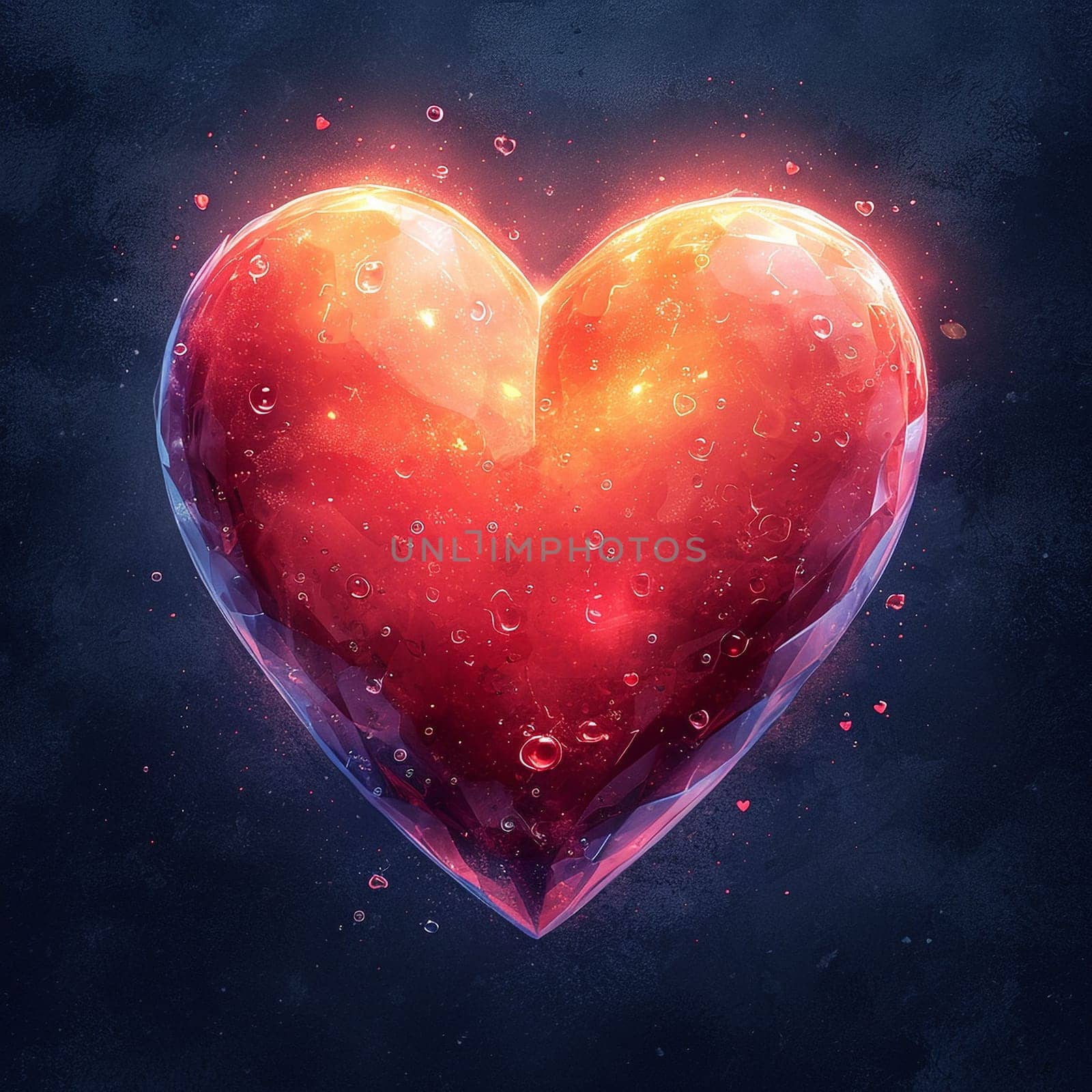 Colorful hearts pattern. Valentine's Day background. High quality photo