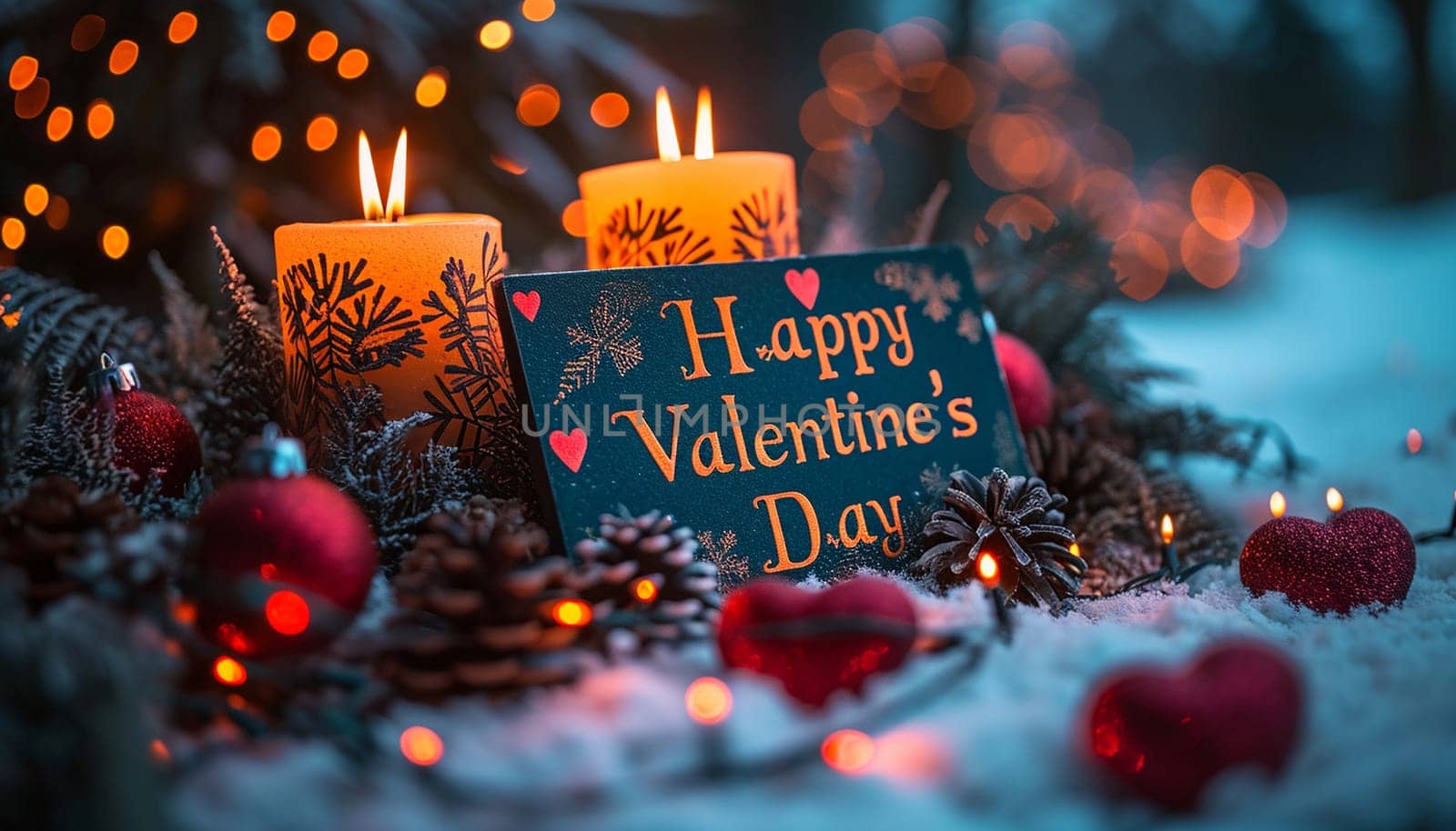 A wonderful festive background for Valentines day by NeuroSky