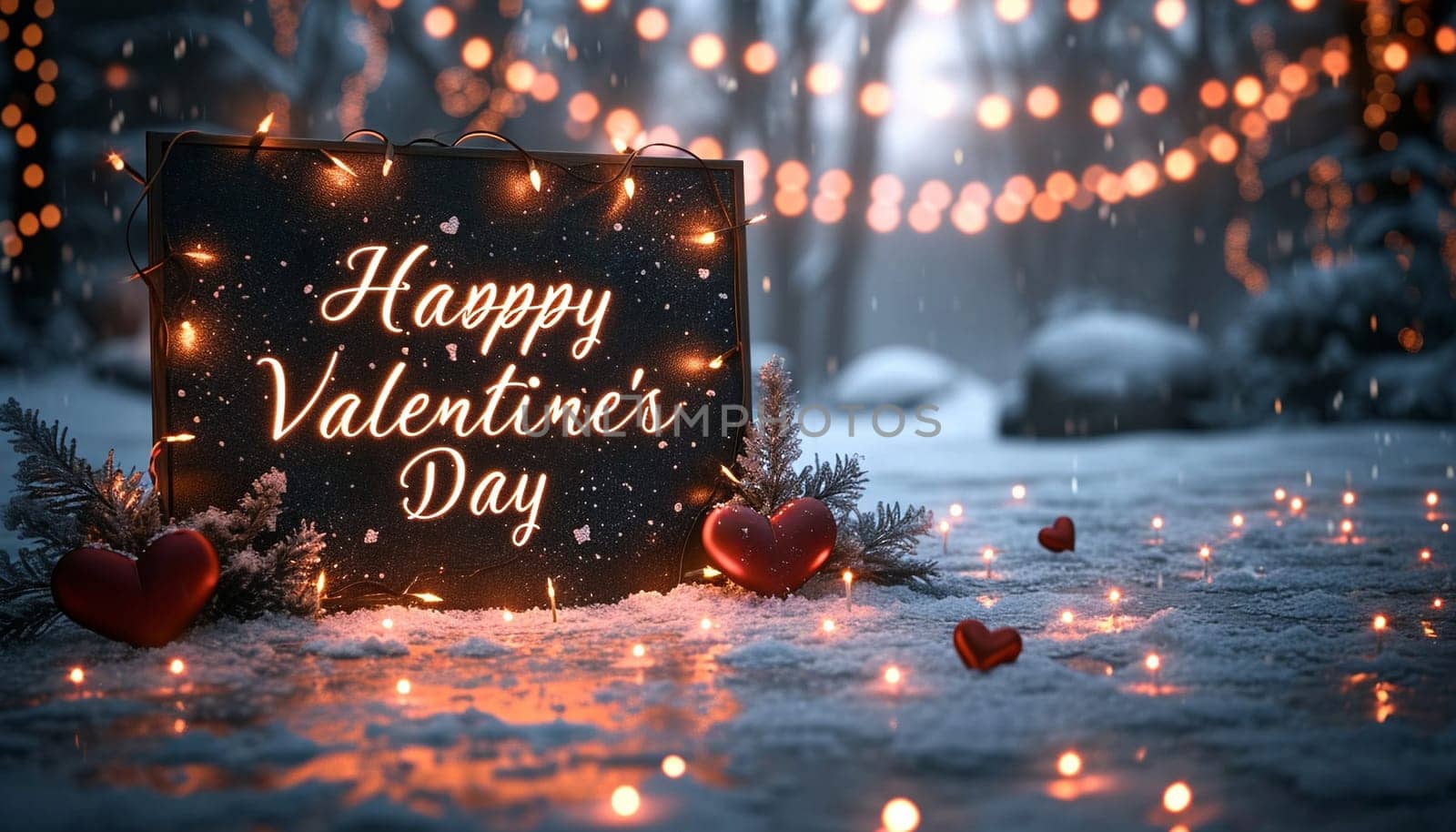 A wonderful festive background for Valentines day. High quality photo