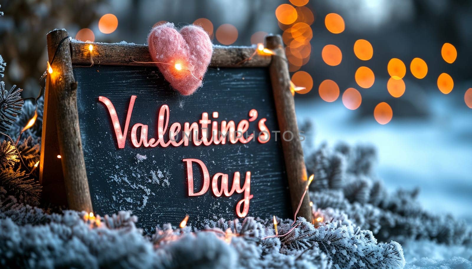 A wonderful festive background for Valentines day. High quality photo